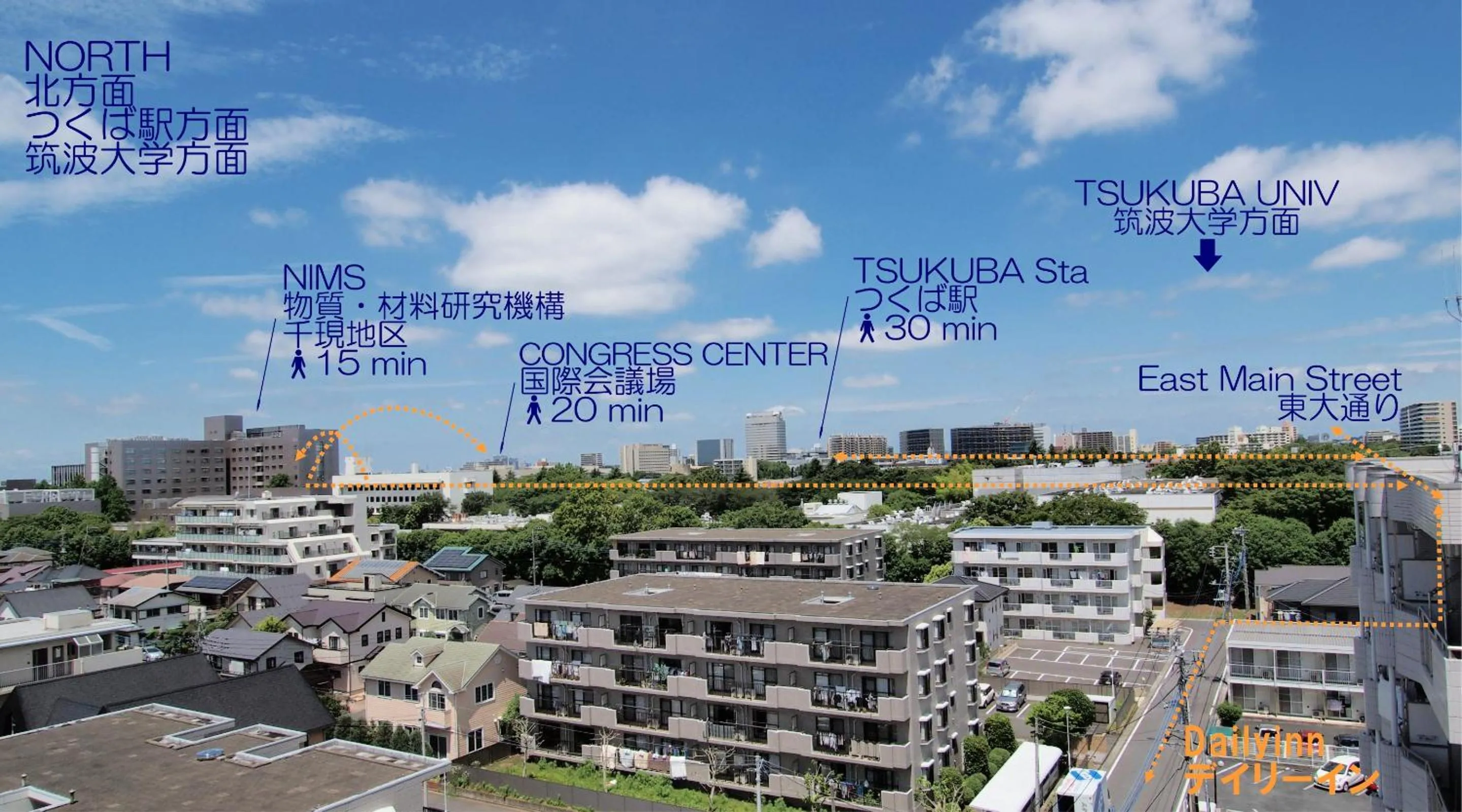 Neighbourhood in Tsukuba Daily Inn