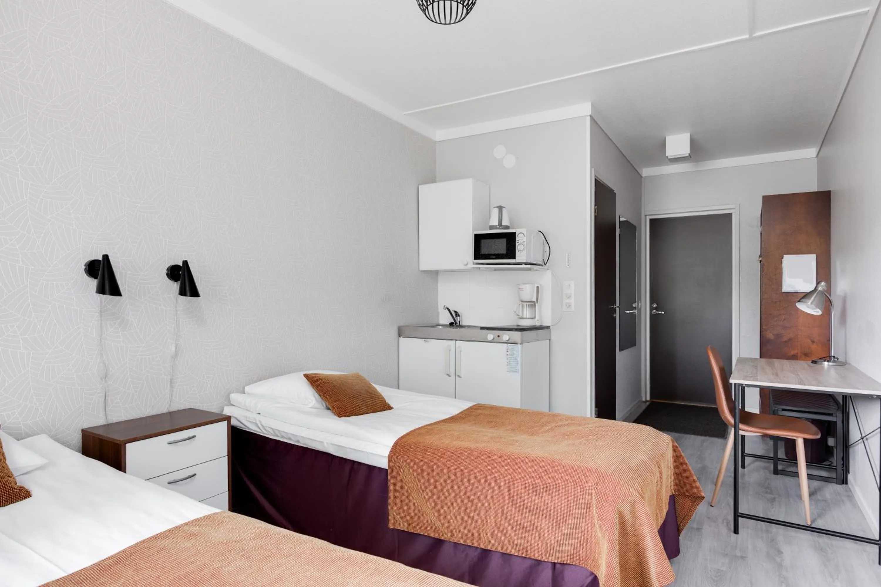 Bed in Hotel Käenpesä