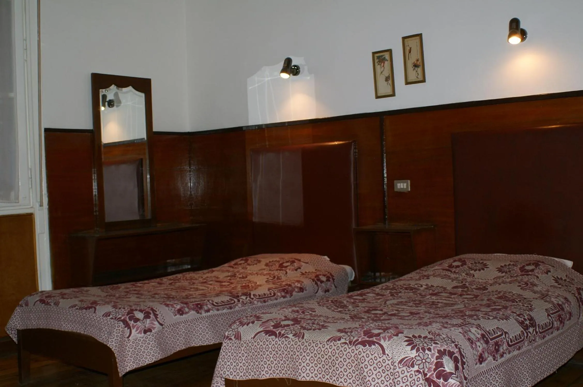 Bed in Pension Roma