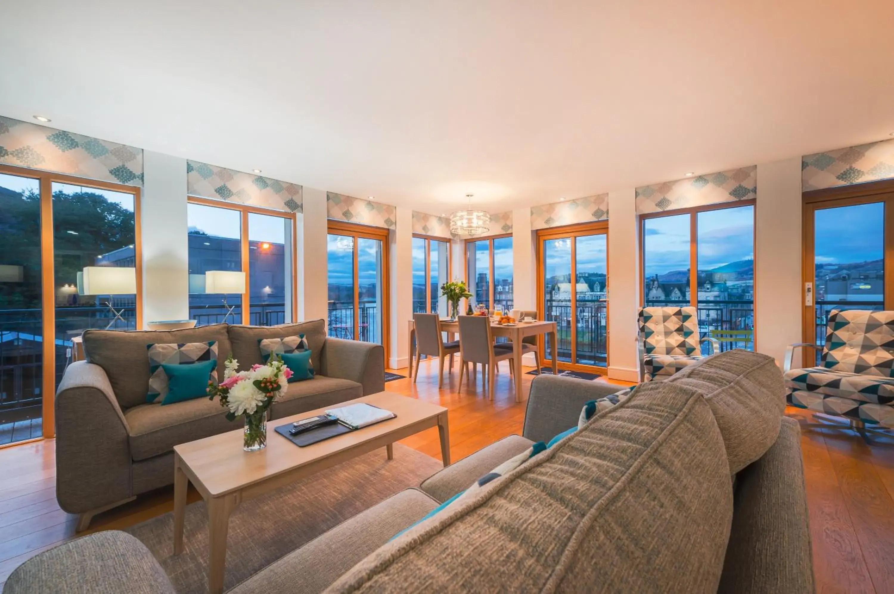 Living room in Highland Apartments by Mansley Living room in Highland Apartments by Mansley