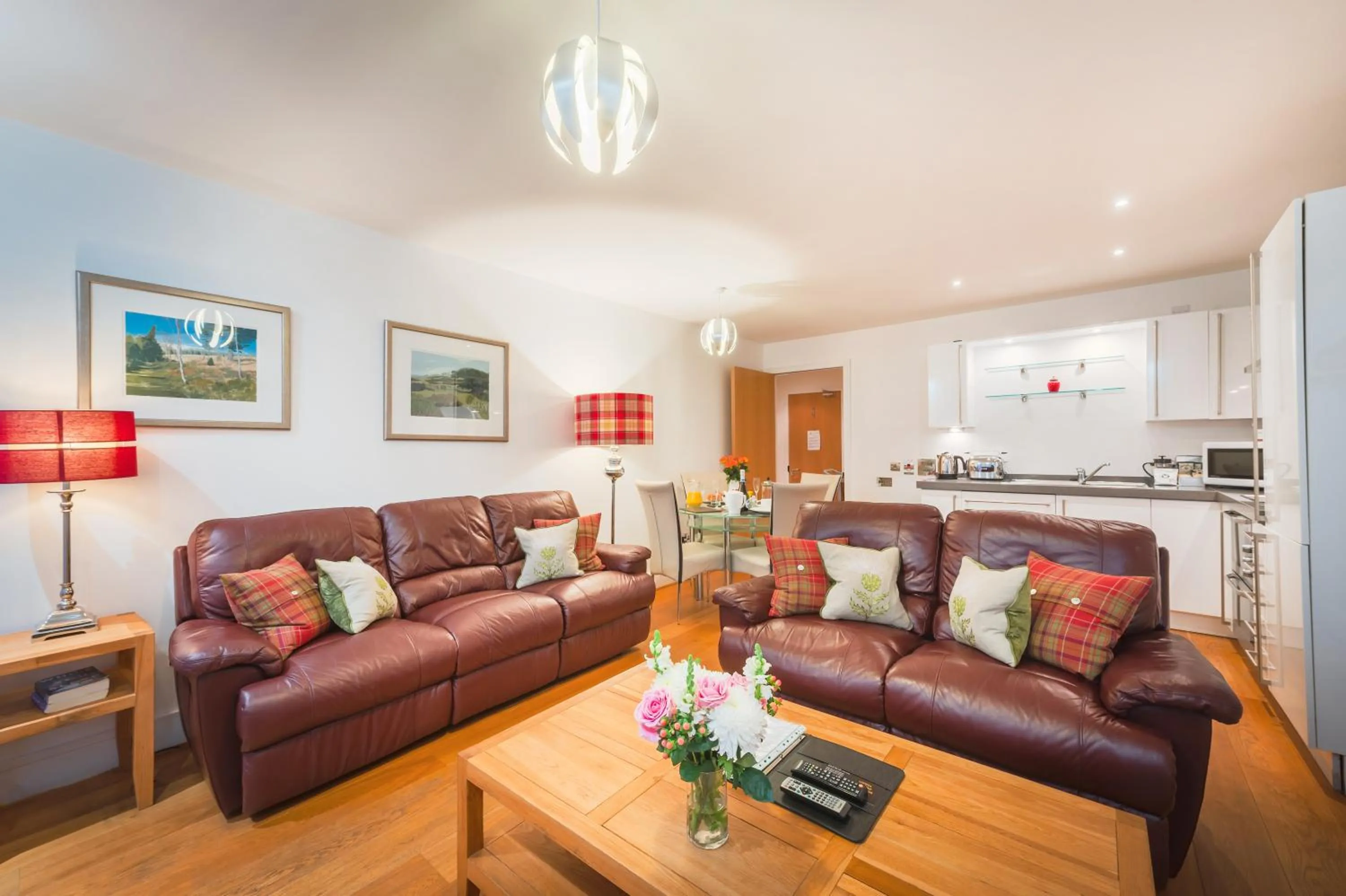 Living room in Highland Apartments by Mansley