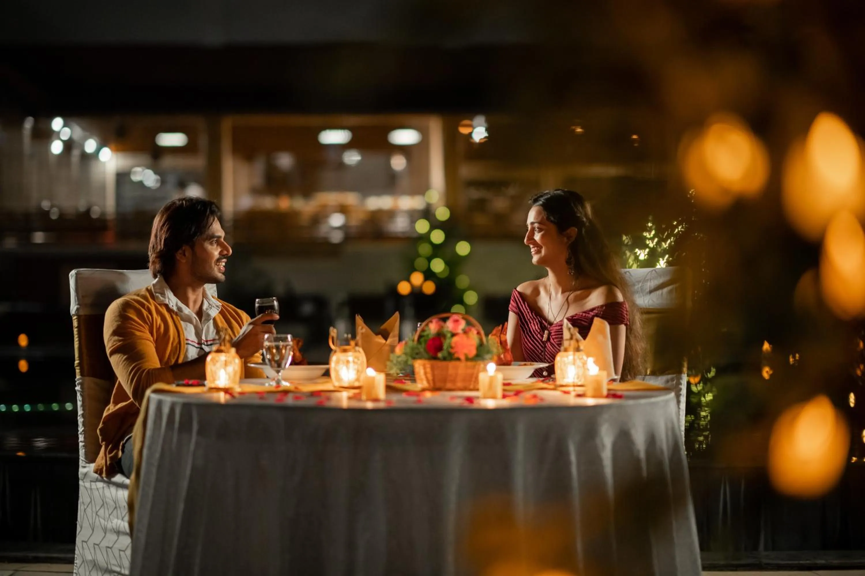 Dinner in Elephant Court Thekkady