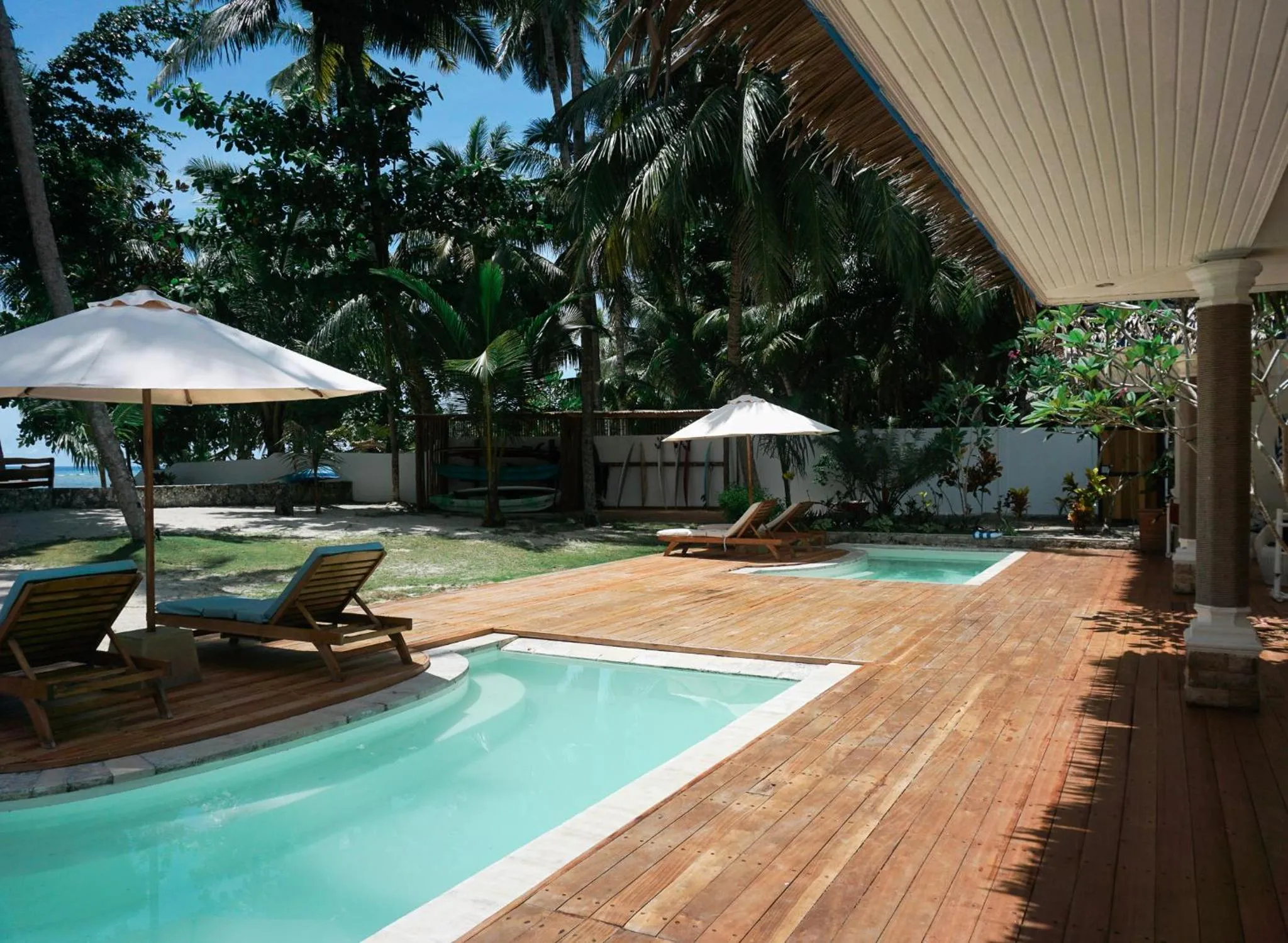 Pool view in Hollow Tree's Resort