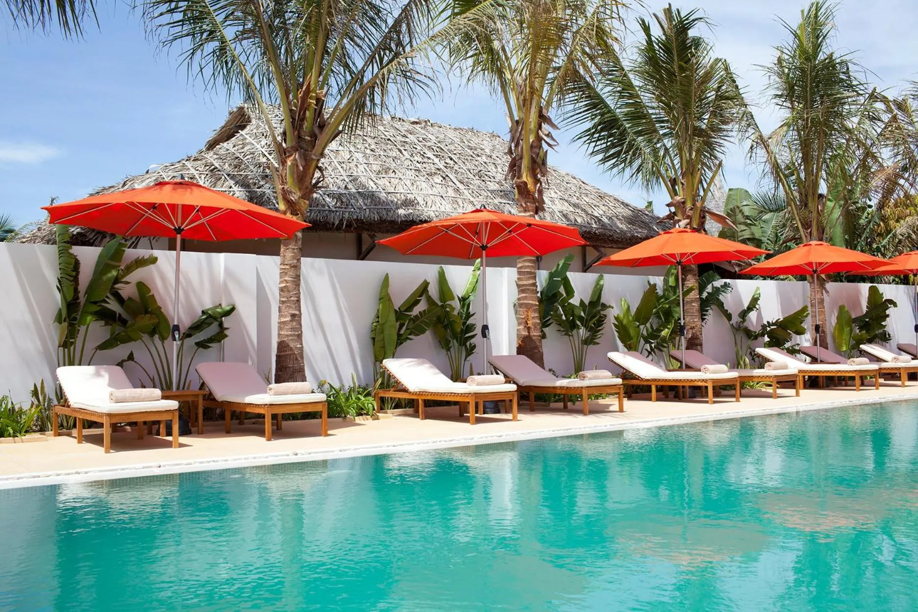 Swimming pool in Villa Aria Boutique Muine