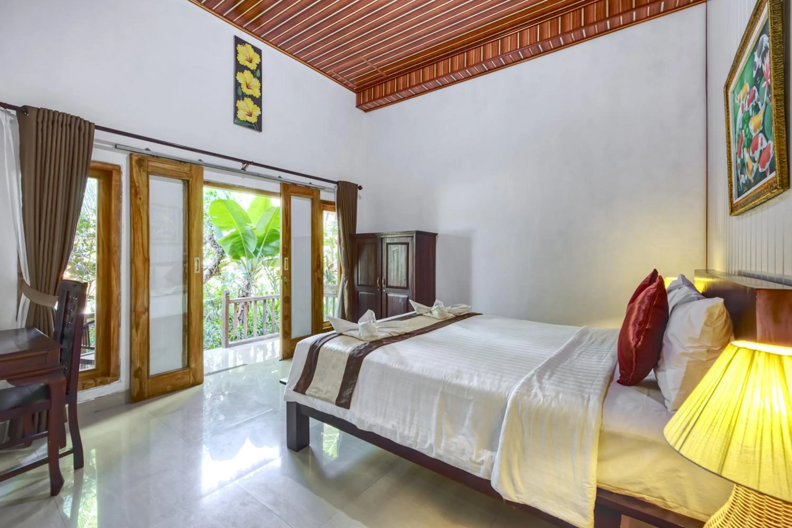 Bed in The Catar Cottages