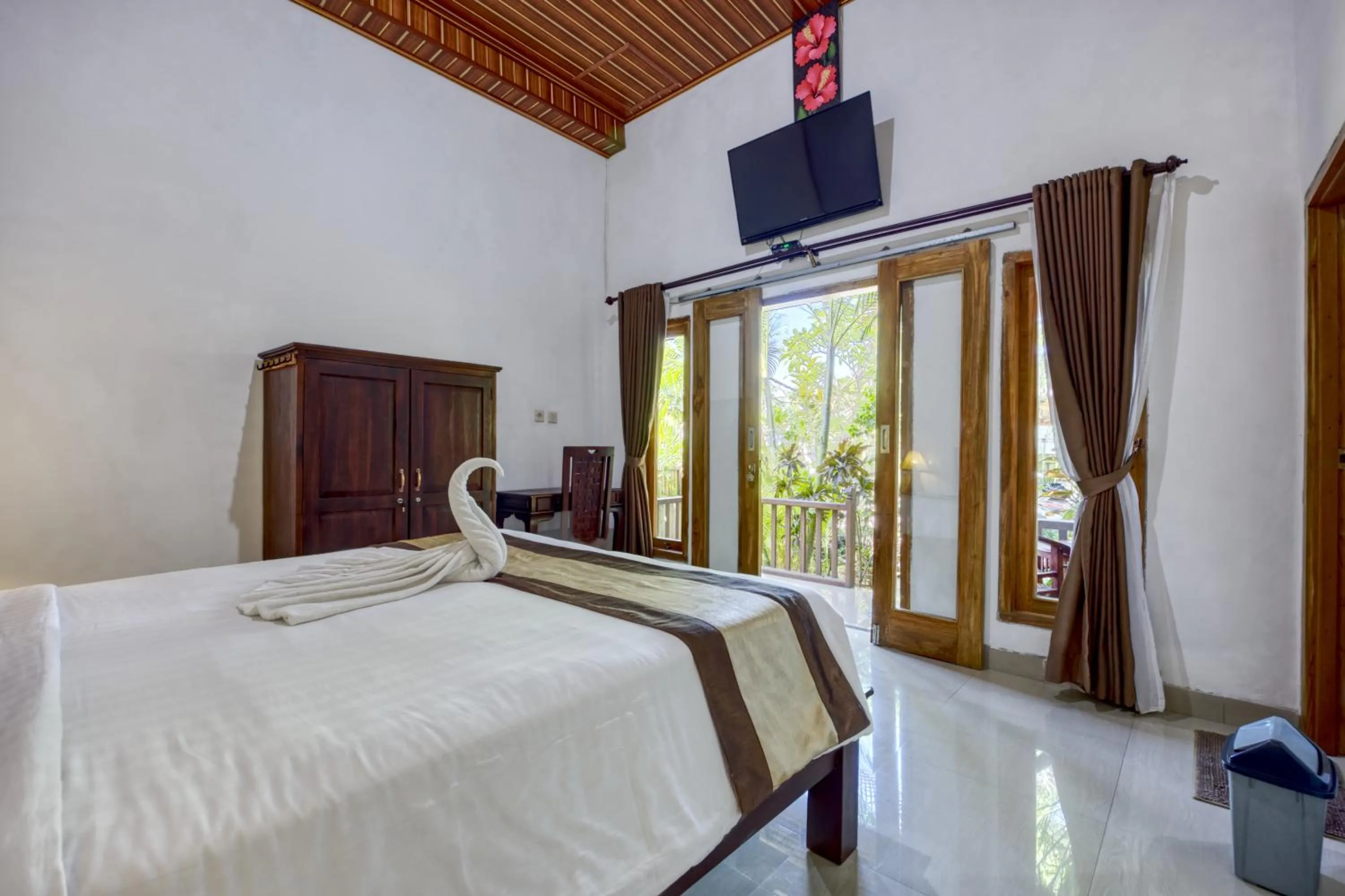 Bed in The Catar Cottages