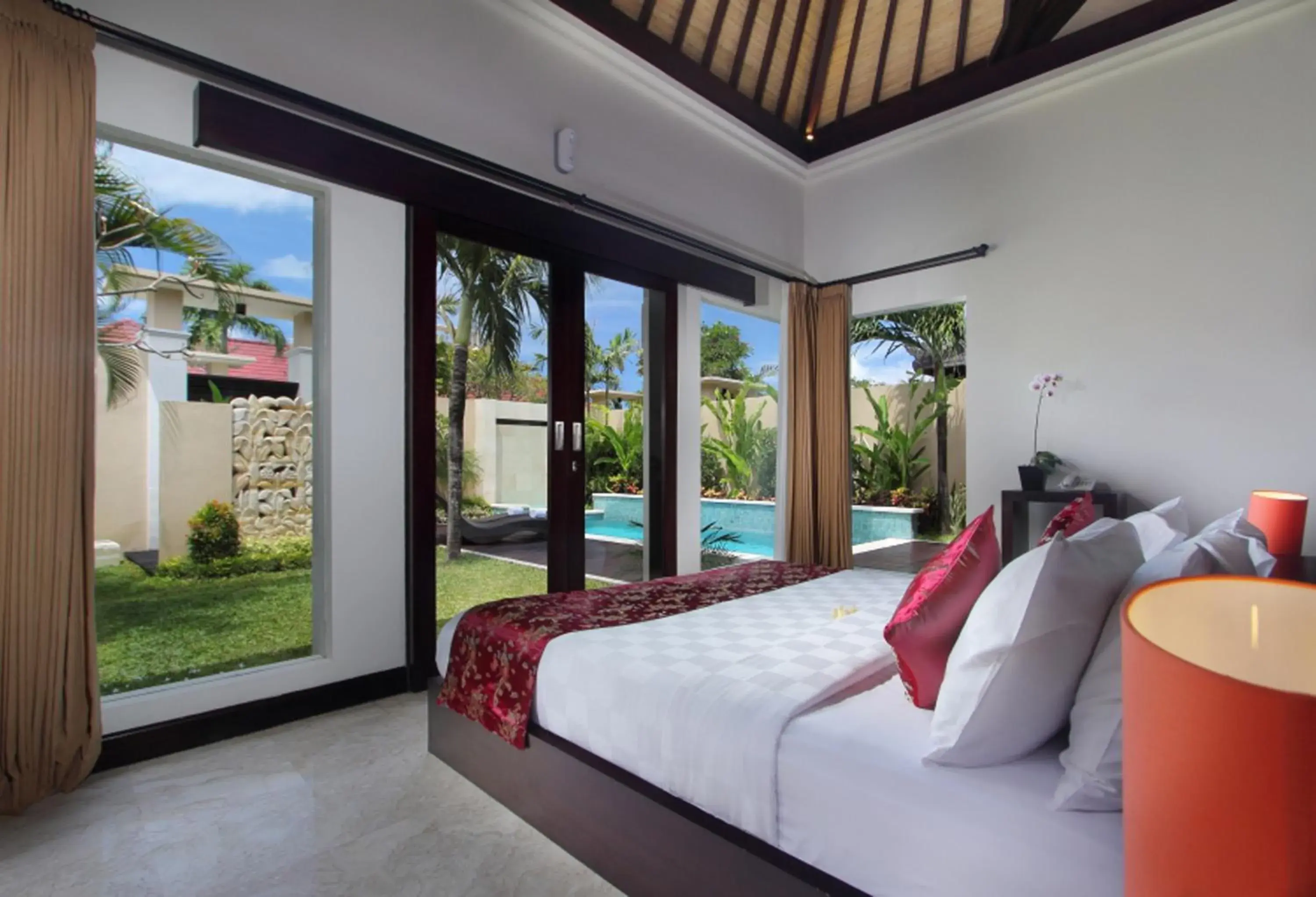 Bed in RC Villas and Spa Bali Bed in RC Villas and Spa Bali