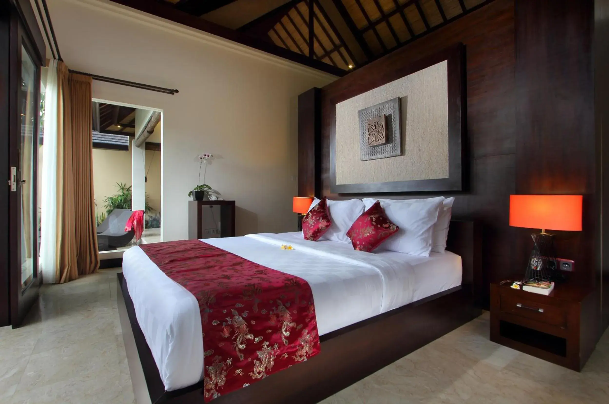 Bed in RC Villas and Spa Bali Bed in RC Villas and Spa Bali