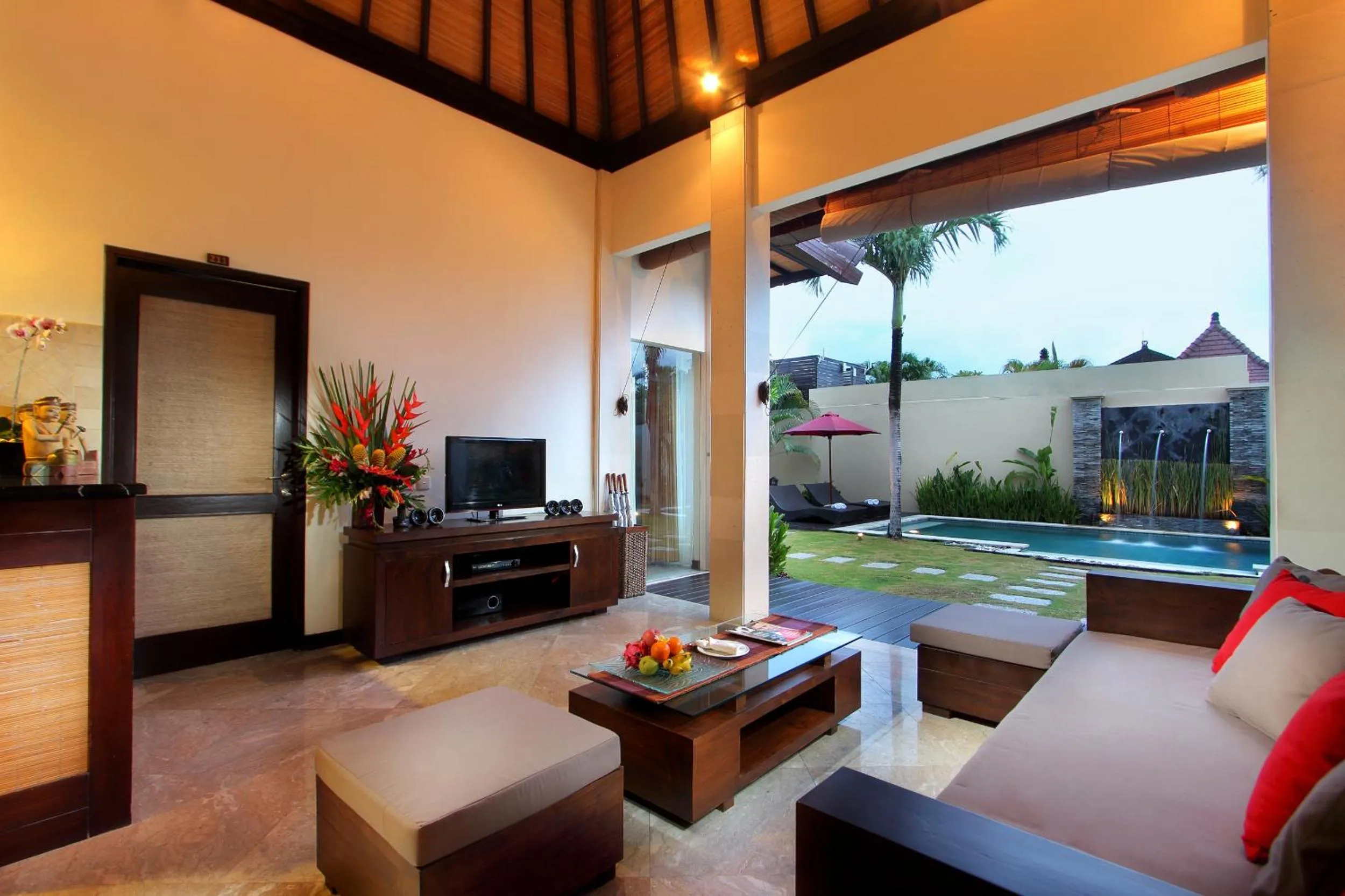 Patio in RC Villas and Spa Bali