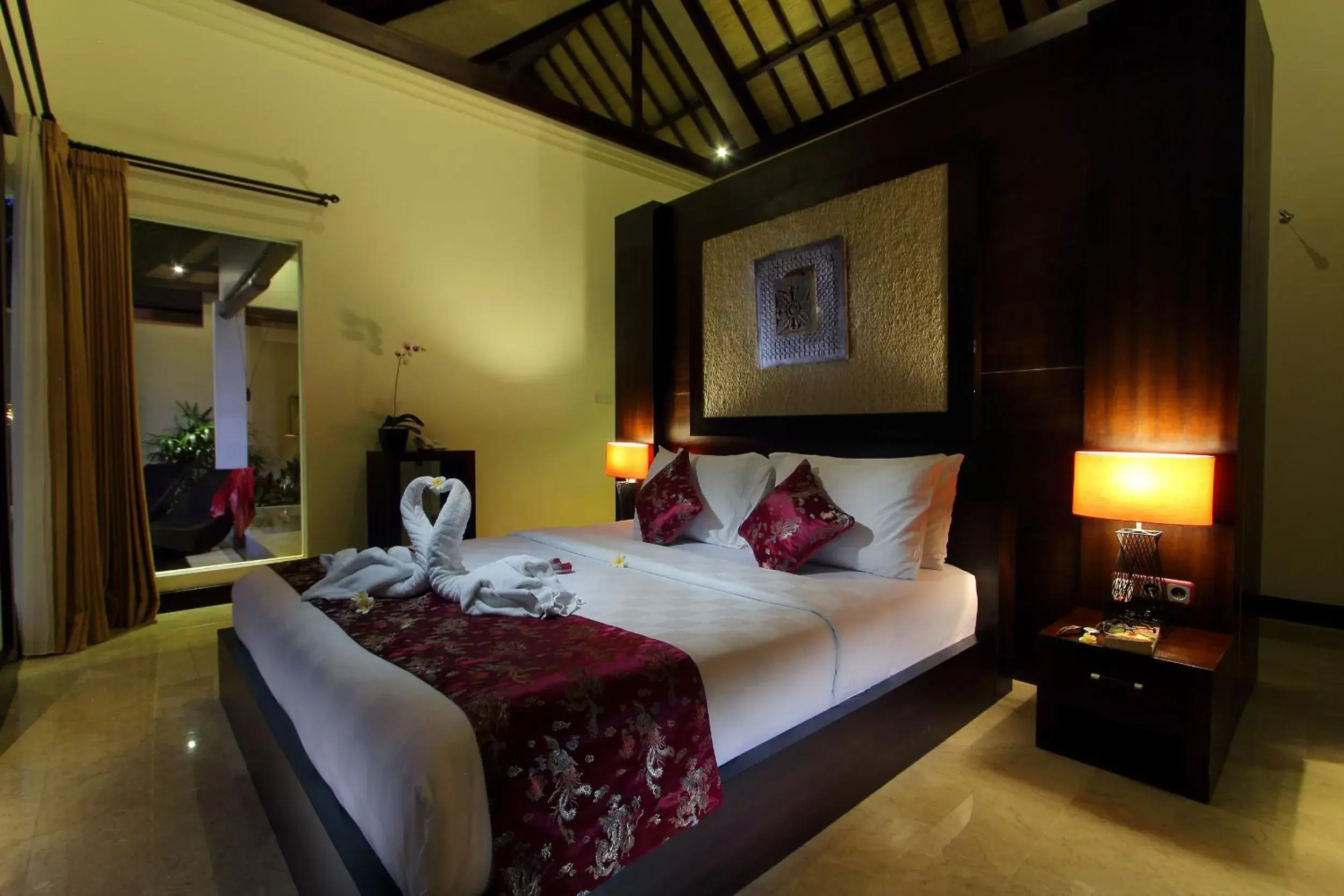 Bed in RC Villas and Spa Bali Bed in RC Villas and Spa Bali