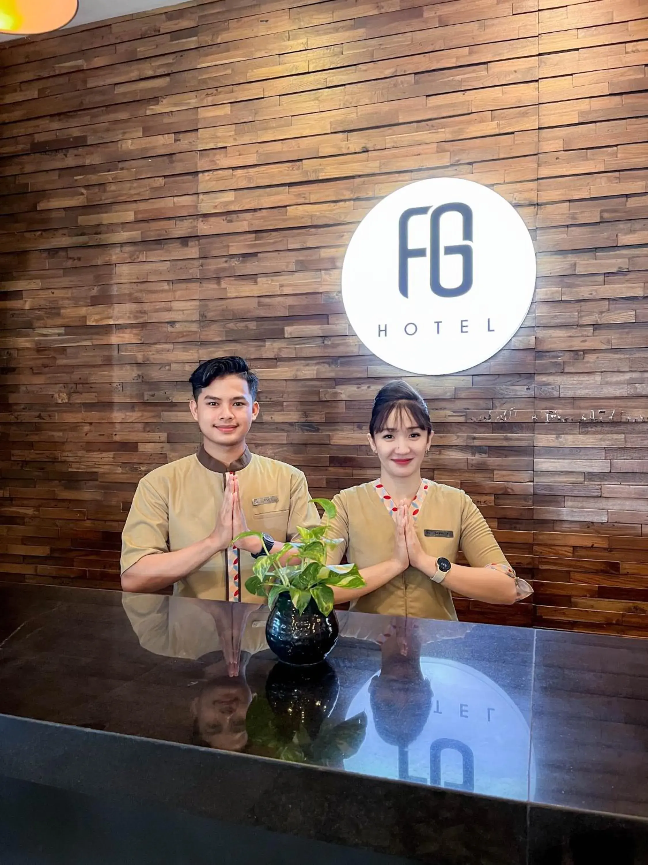 Lobby or reception in Hotel Fortunagrande Jember By Fosia Hotels Lobby or reception in Hotel Fortunagrande Jember By Fosia Hotels