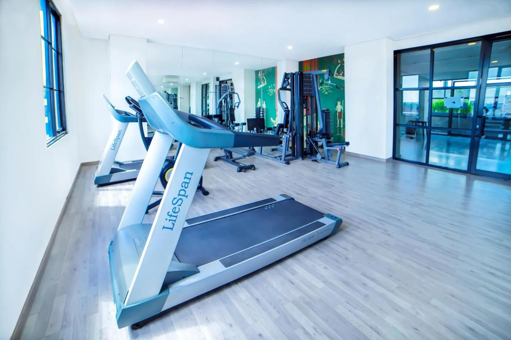 Fitness centre/facilities in Hotel Fortunagrande Jember By Fosia Hotels