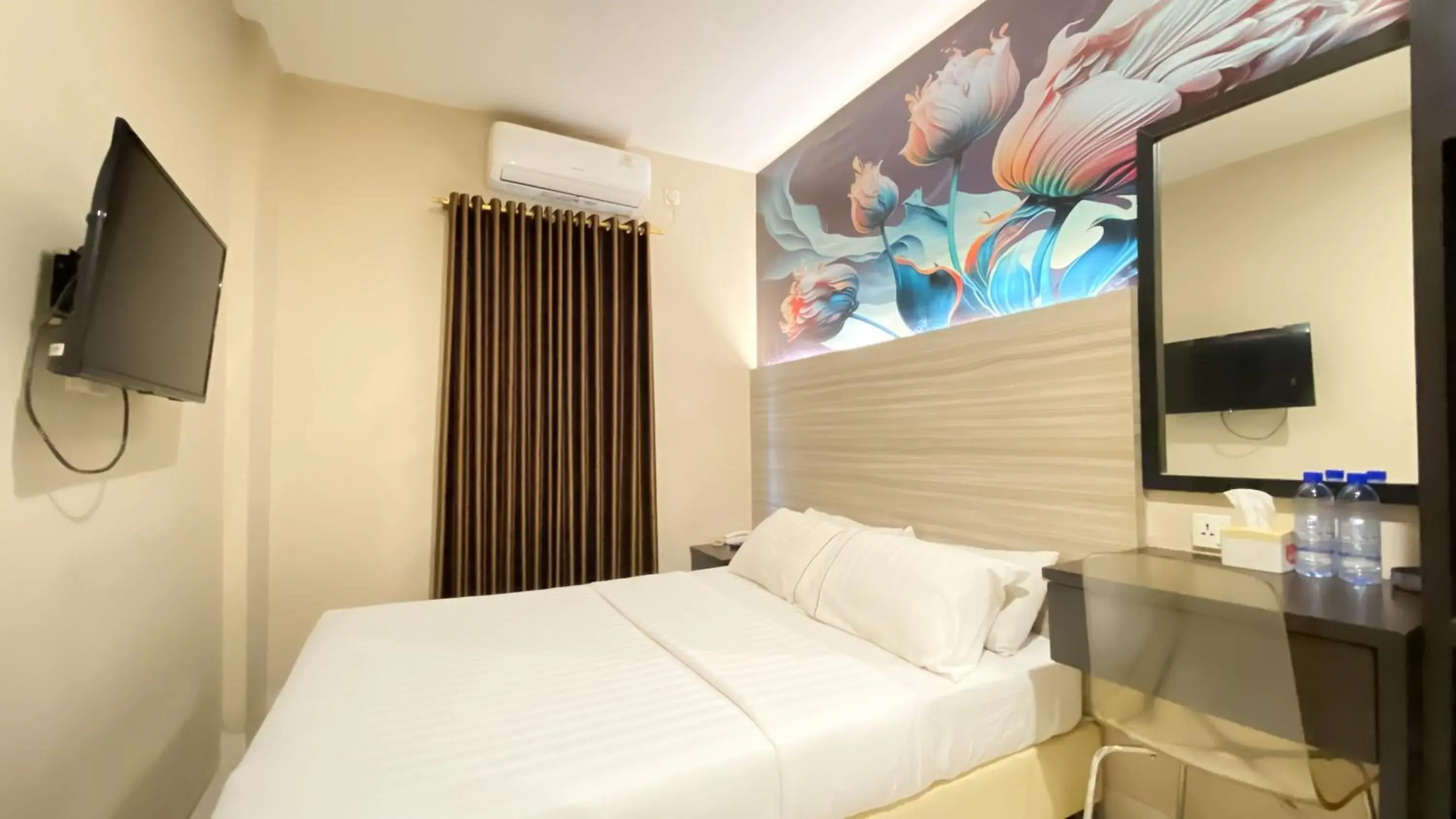 Bed in OS Hotel Batu Aji Batam Bed in OS Hotel Batu Aji Batam