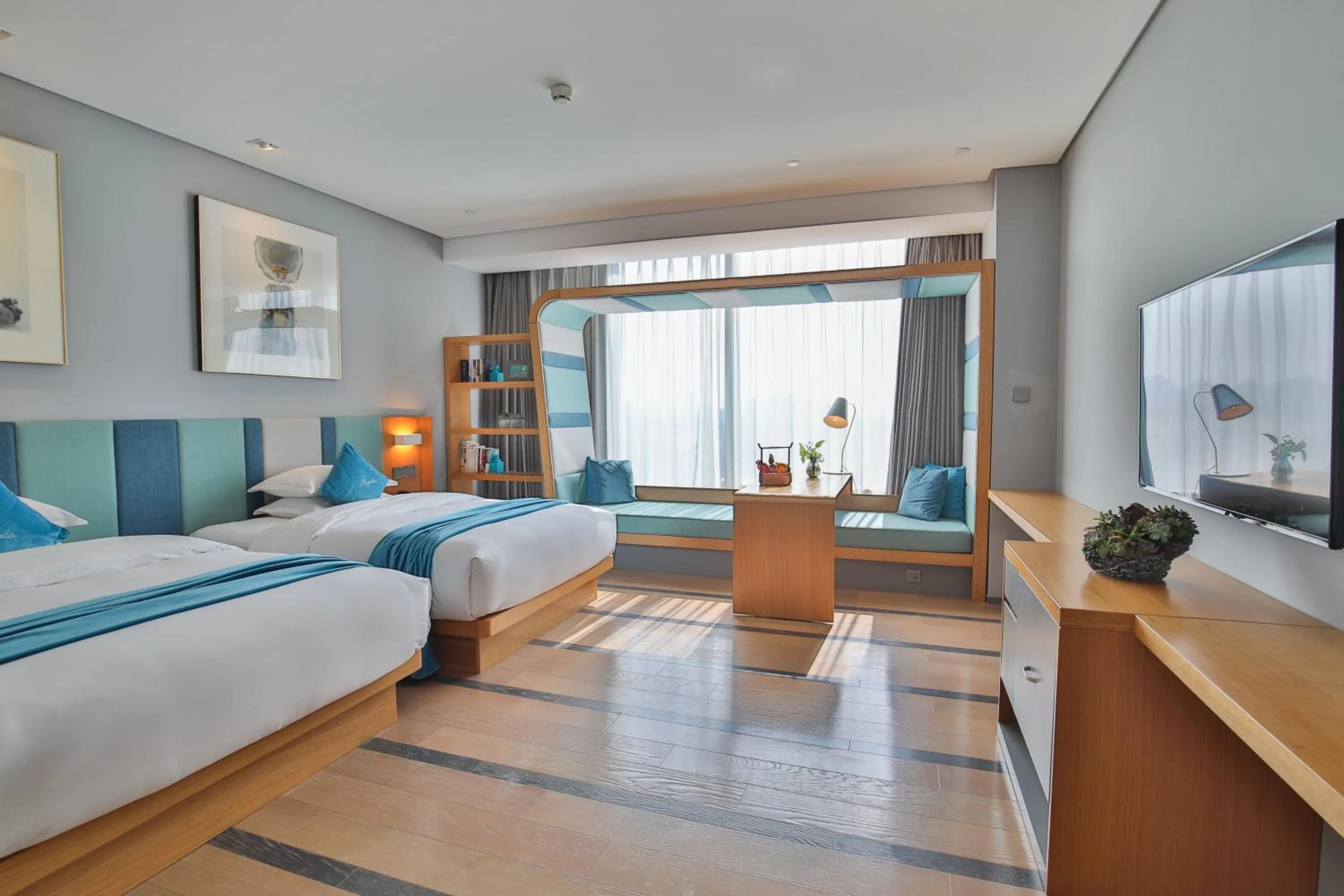 Photo of the whole room, Bed in Shanghai Pagoda INNO Hotel