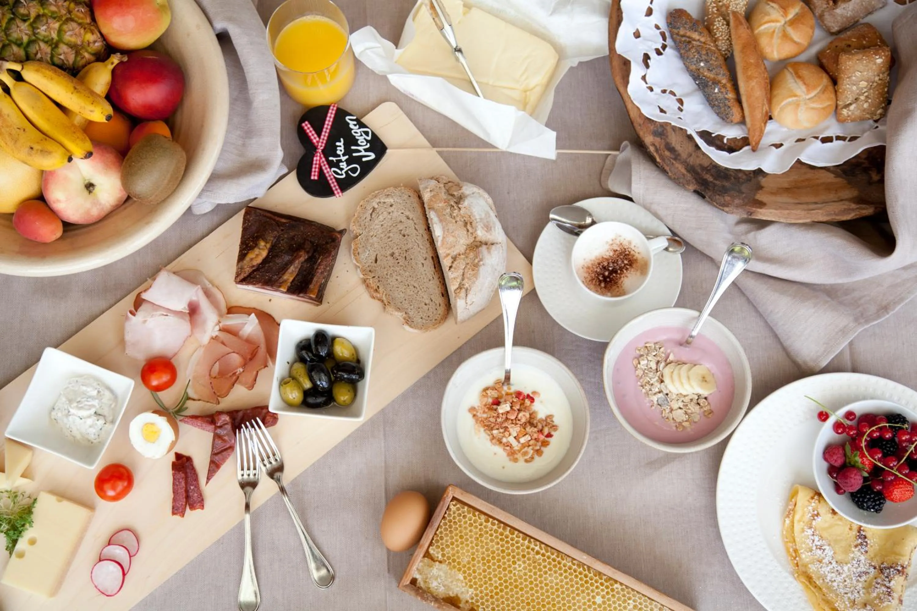 Food in MONS suites wine passion