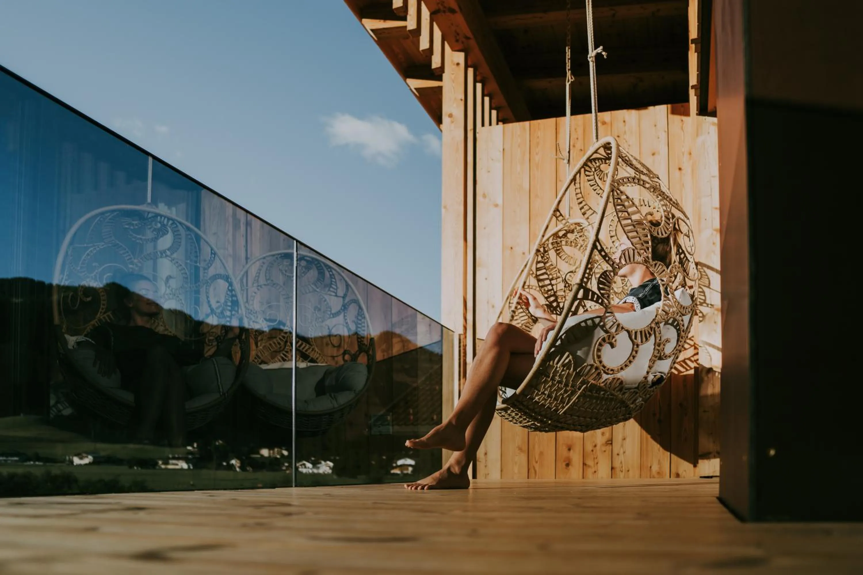 Balcony/Terrace in MONS suites wine passion