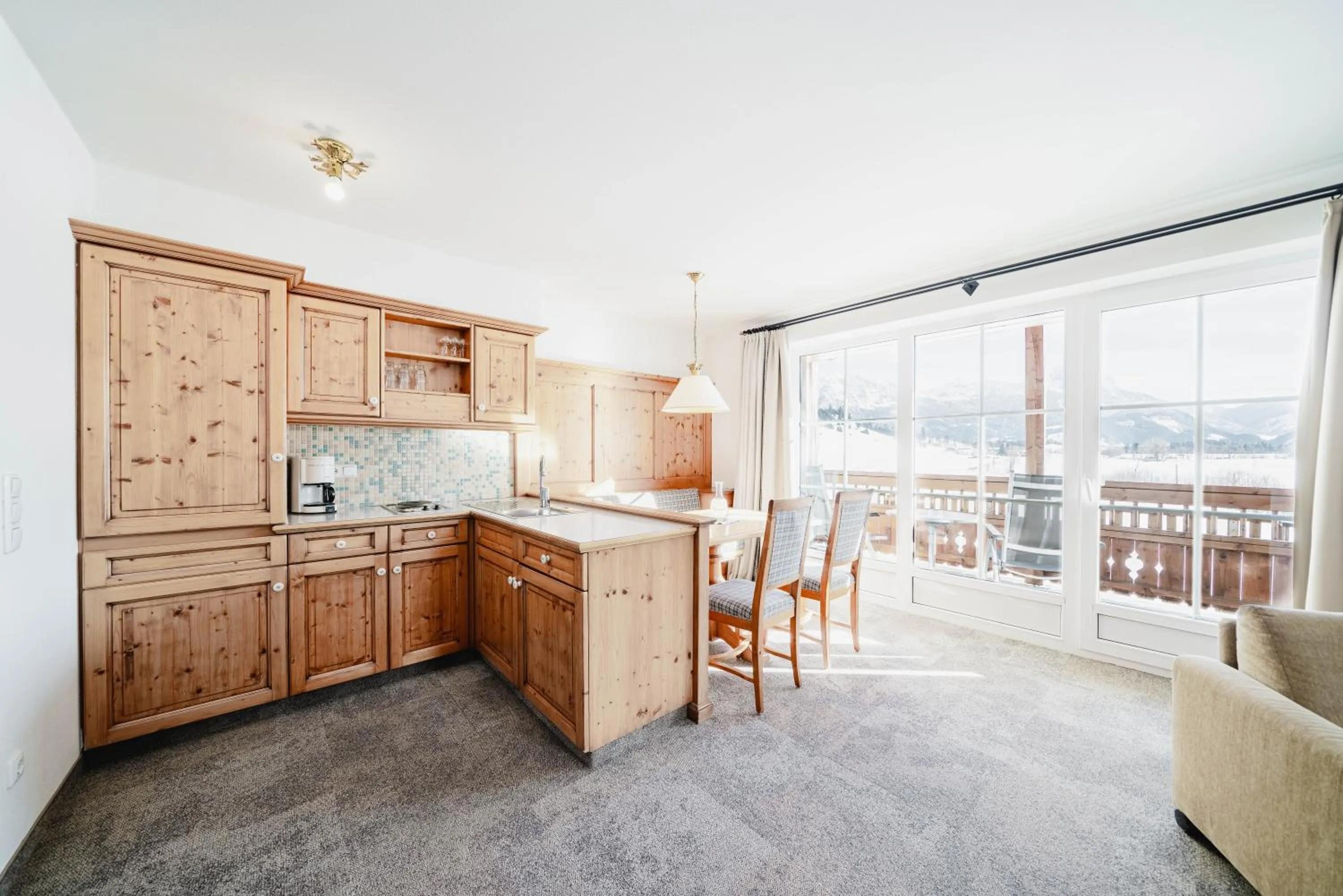 Photo of the whole room in MONS suites wine passion