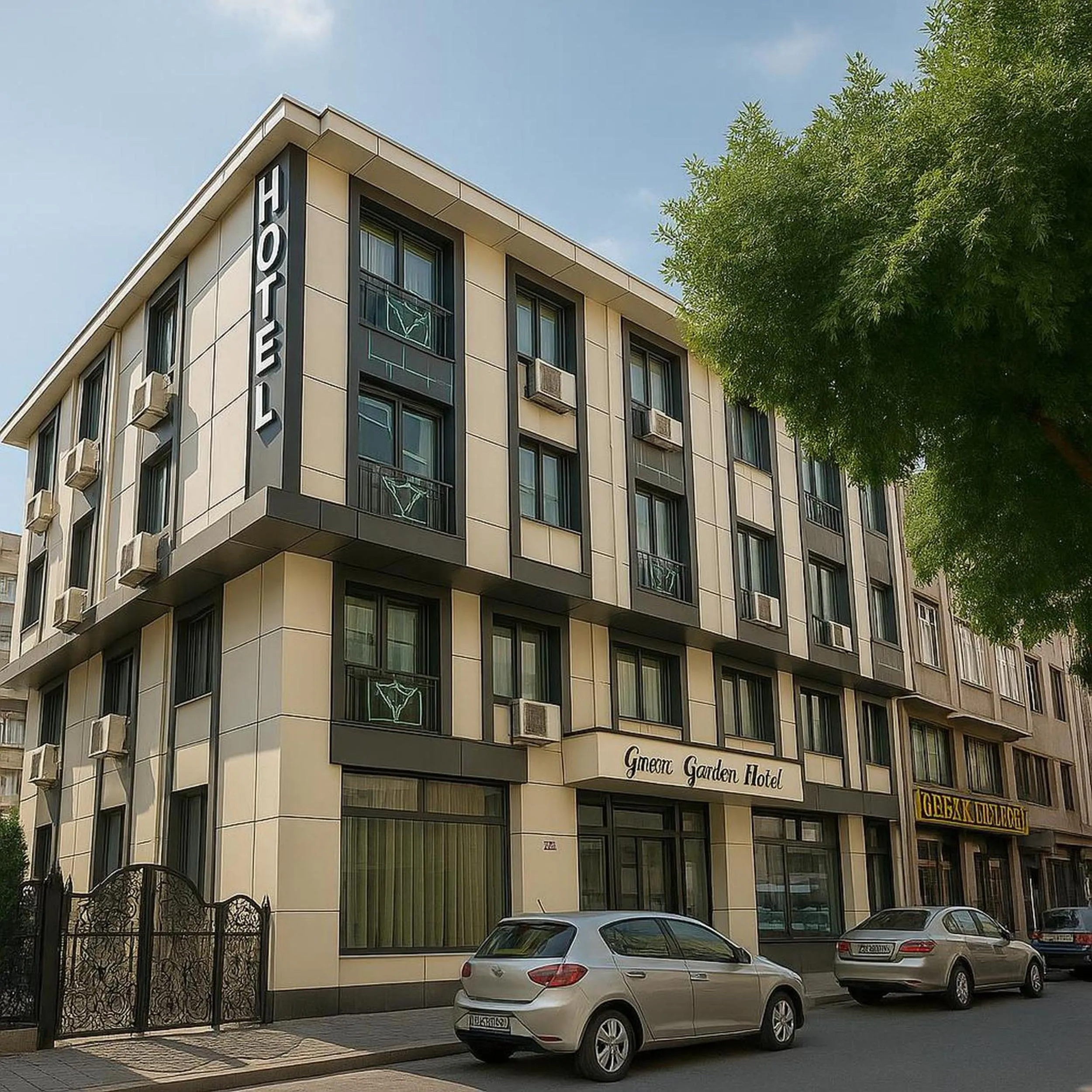 Property building in Green Garden Hotel