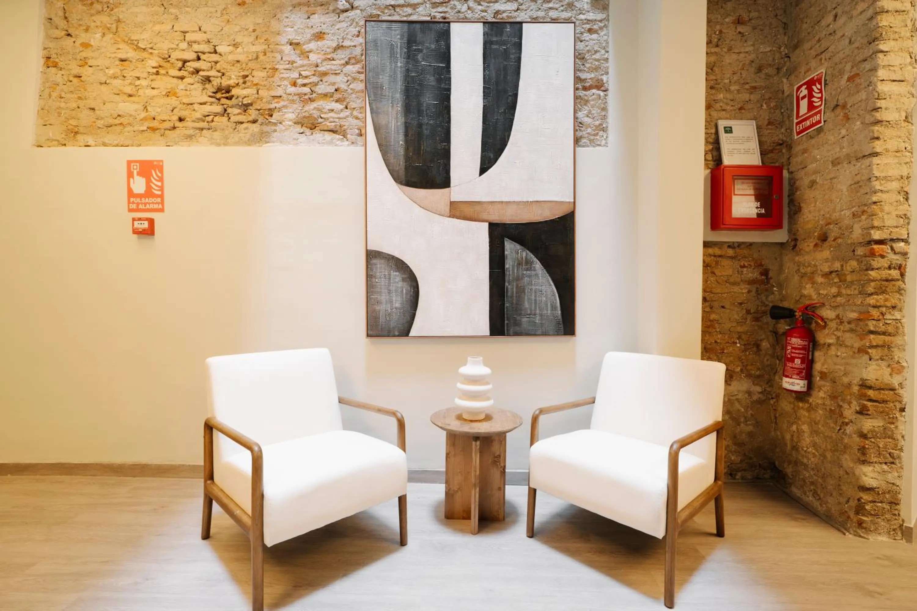 Living room in Cream Boutique Málaga