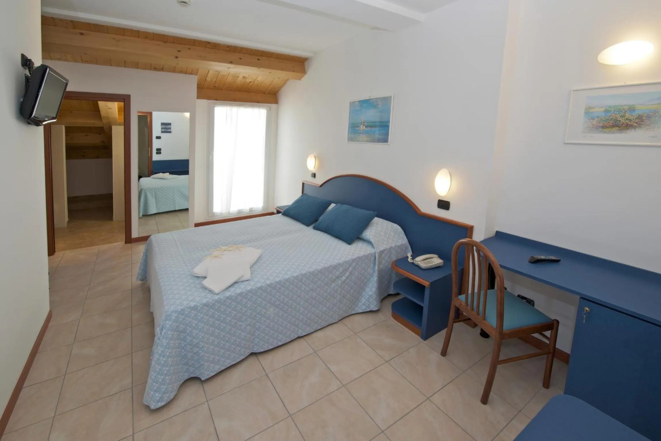 Bedroom, Bed in Hotel Torretta