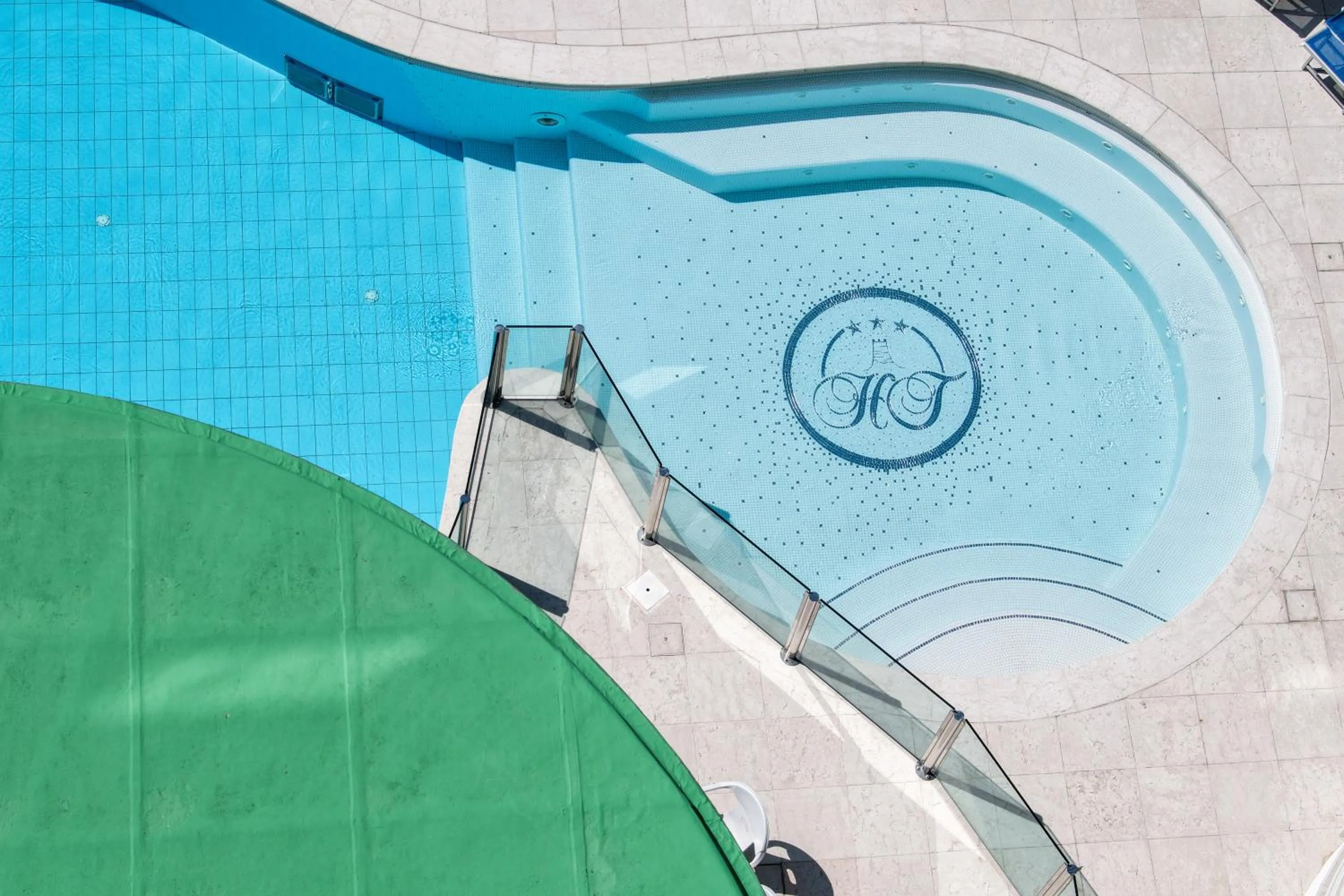 Pool view in Hotel Torretta