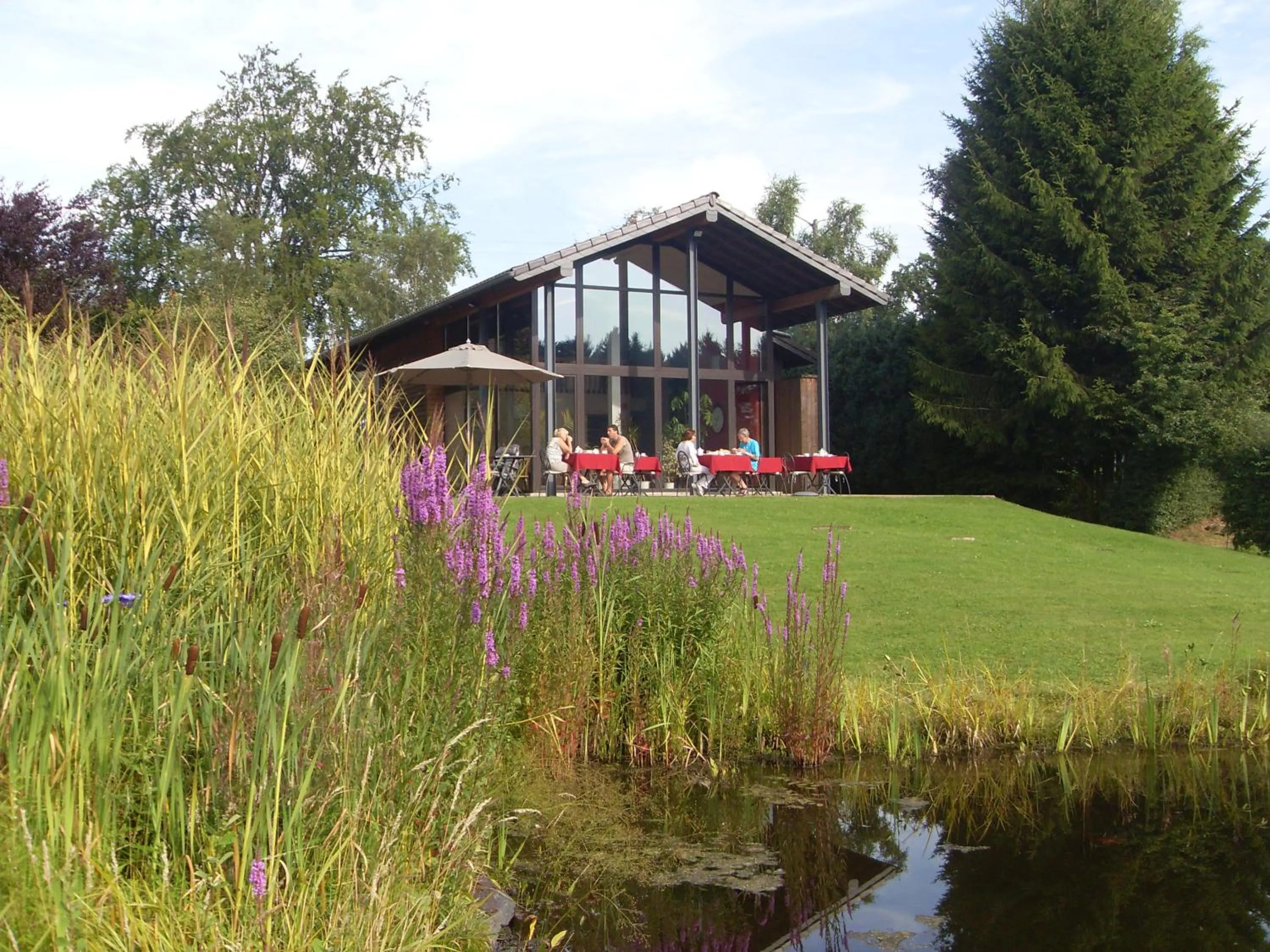 Garden in B&B La Romance du Lac