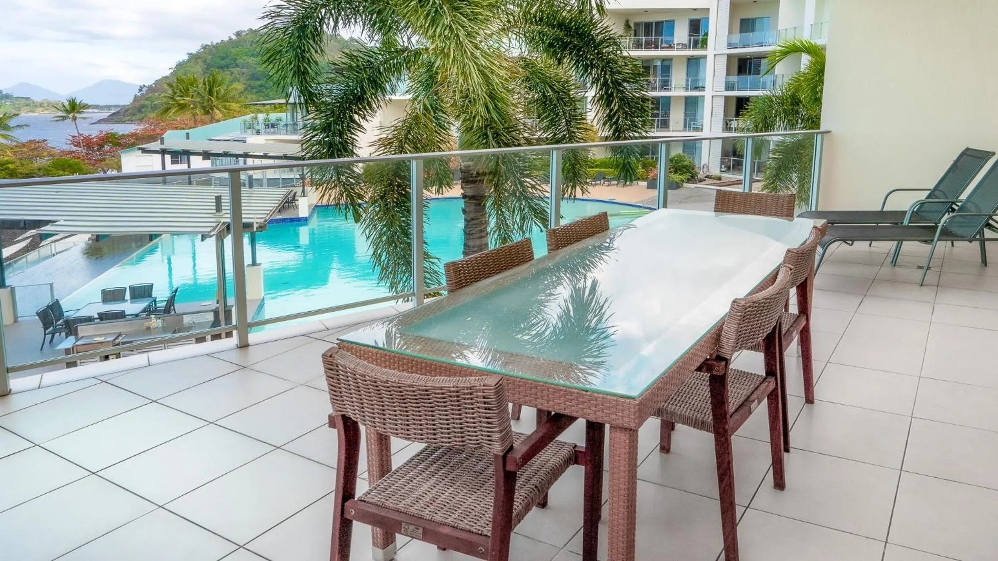 Balcony/Terrace in Vue Apartments Trinity Beach