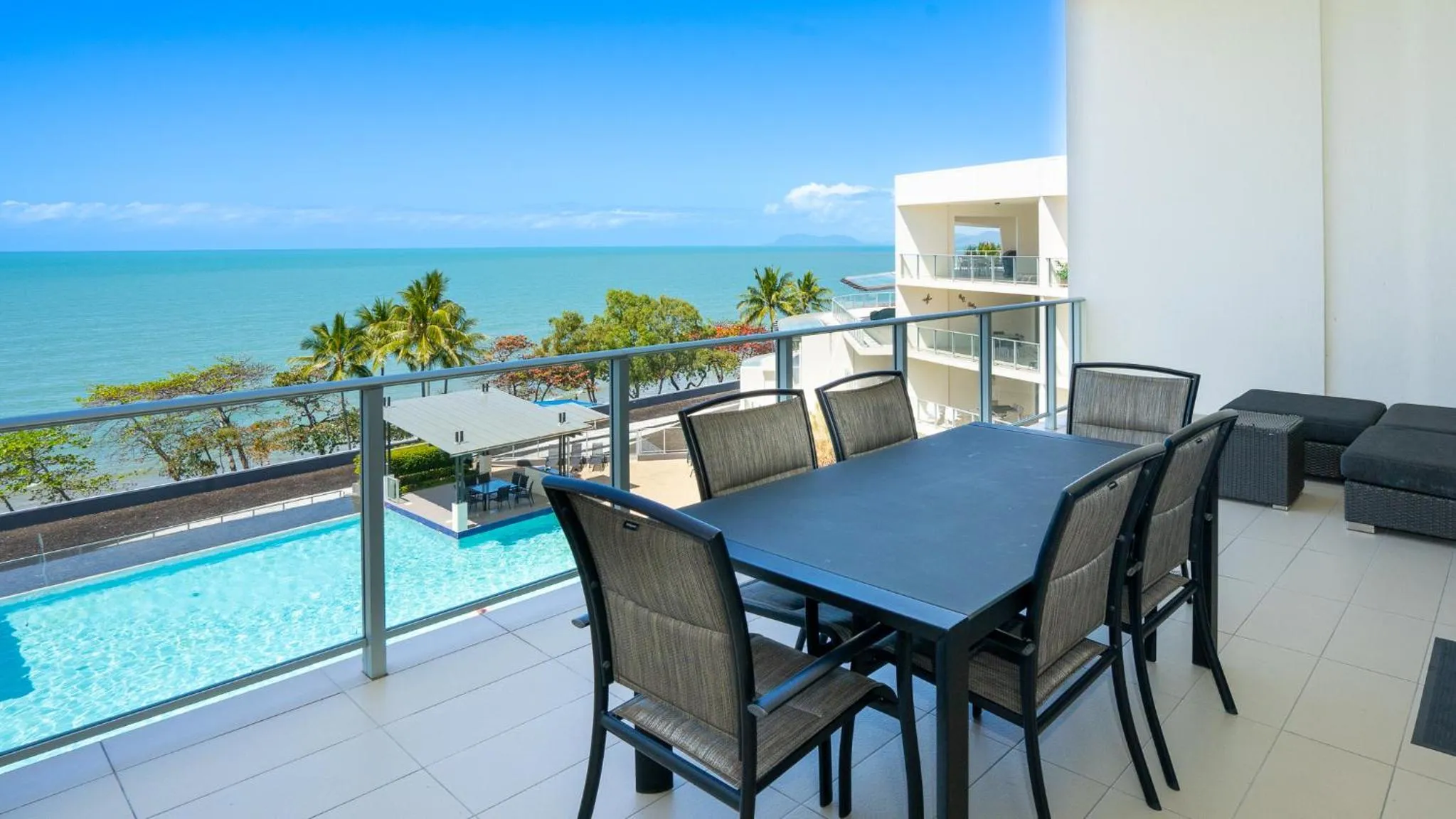 Balcony/Terrace in Vue Apartments Trinity Beach