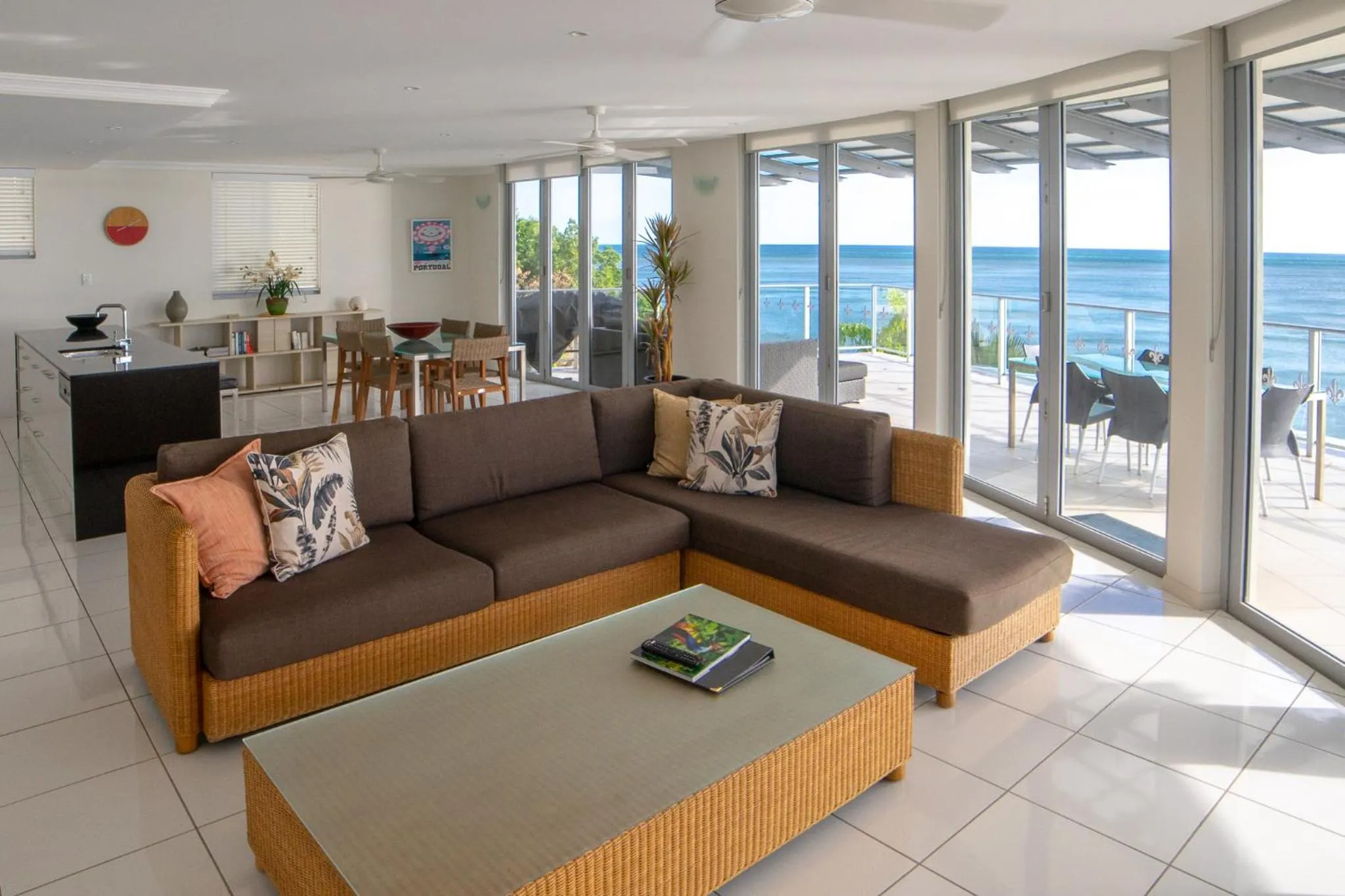 Living room in Vue Apartments Trinity Beach