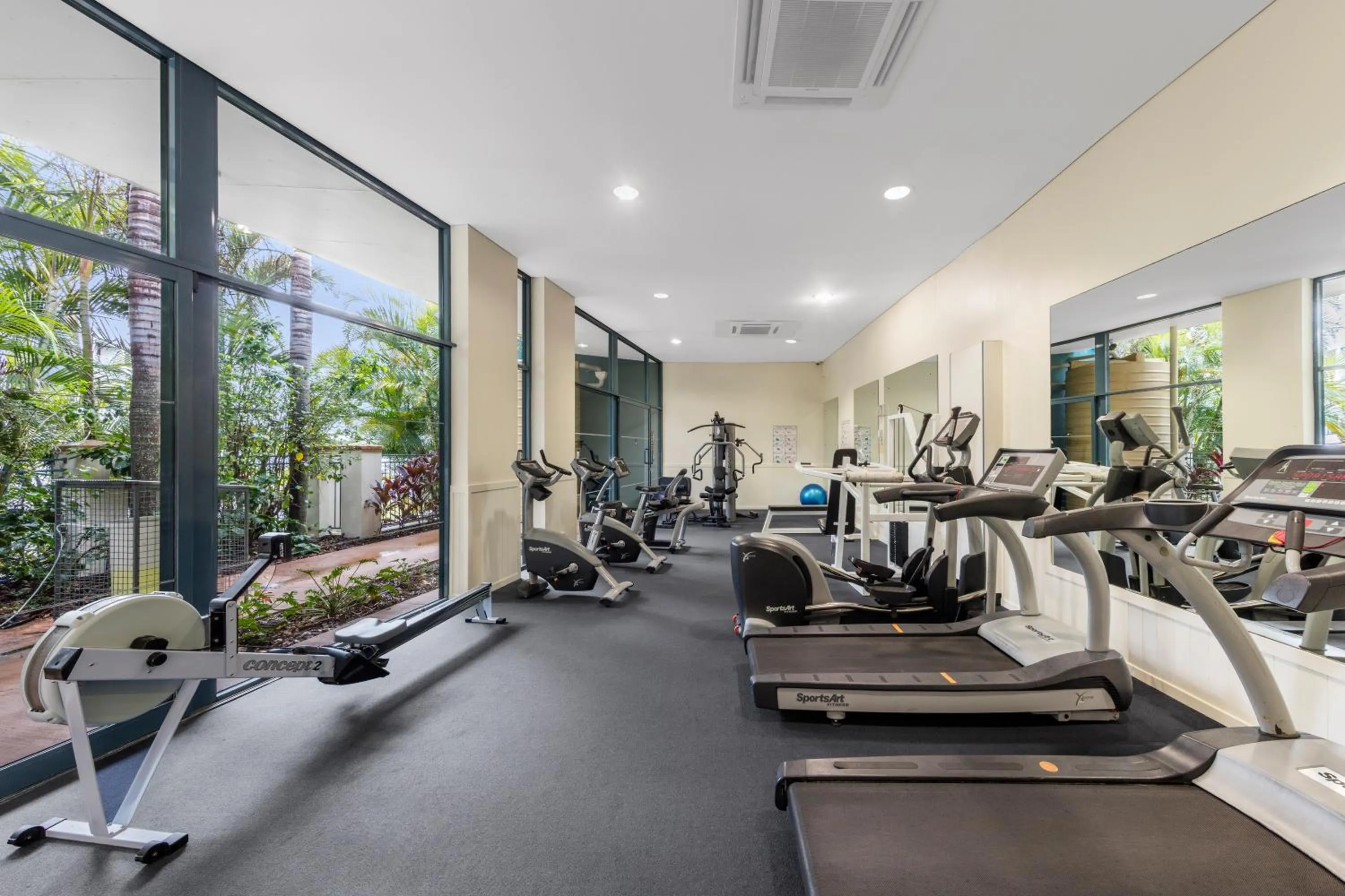 Fitness centre/facilities in Oaks Sunshine Coast Seaforth Resort