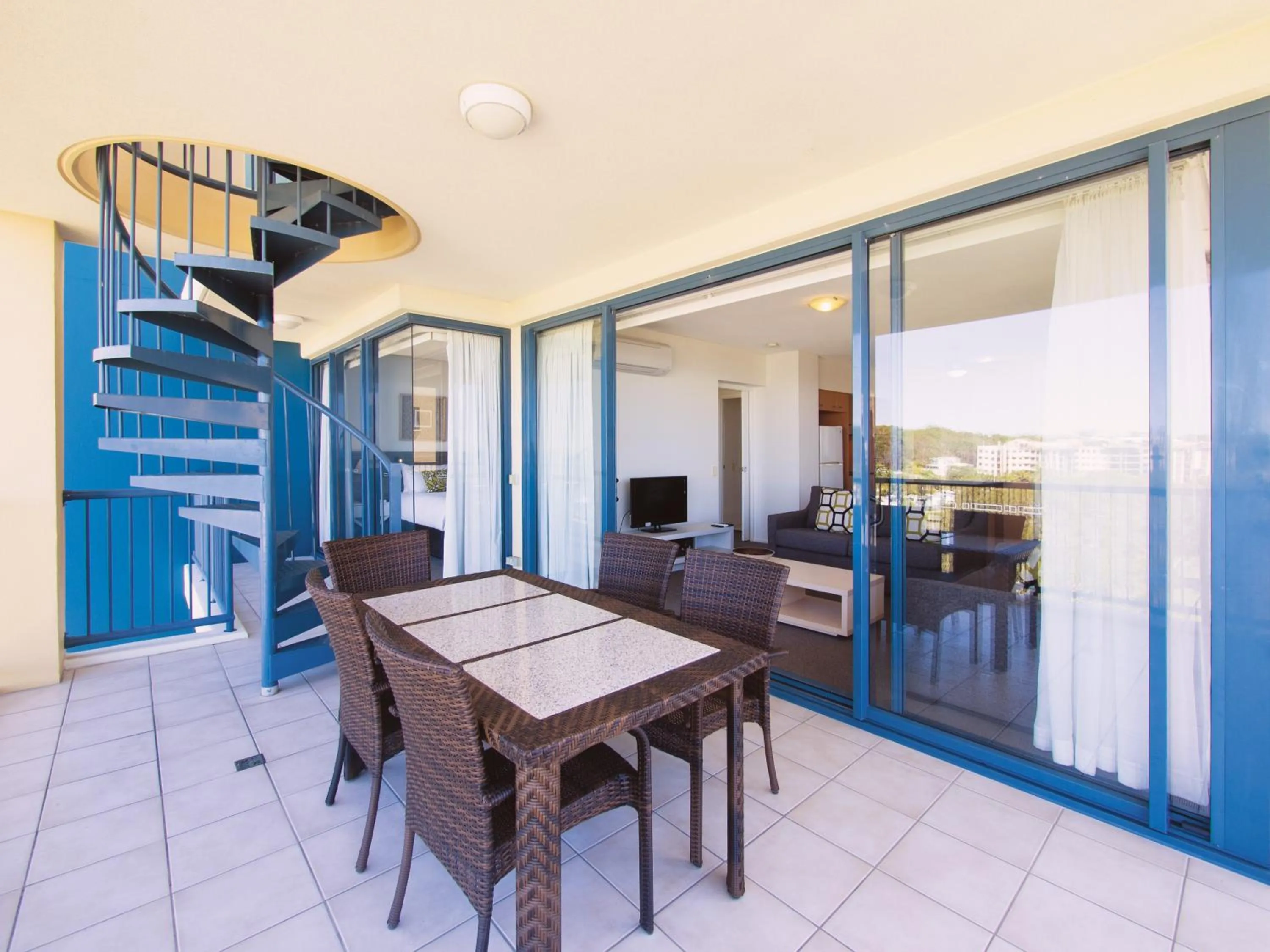 Patio in Oaks Sunshine Coast Seaforth Resort