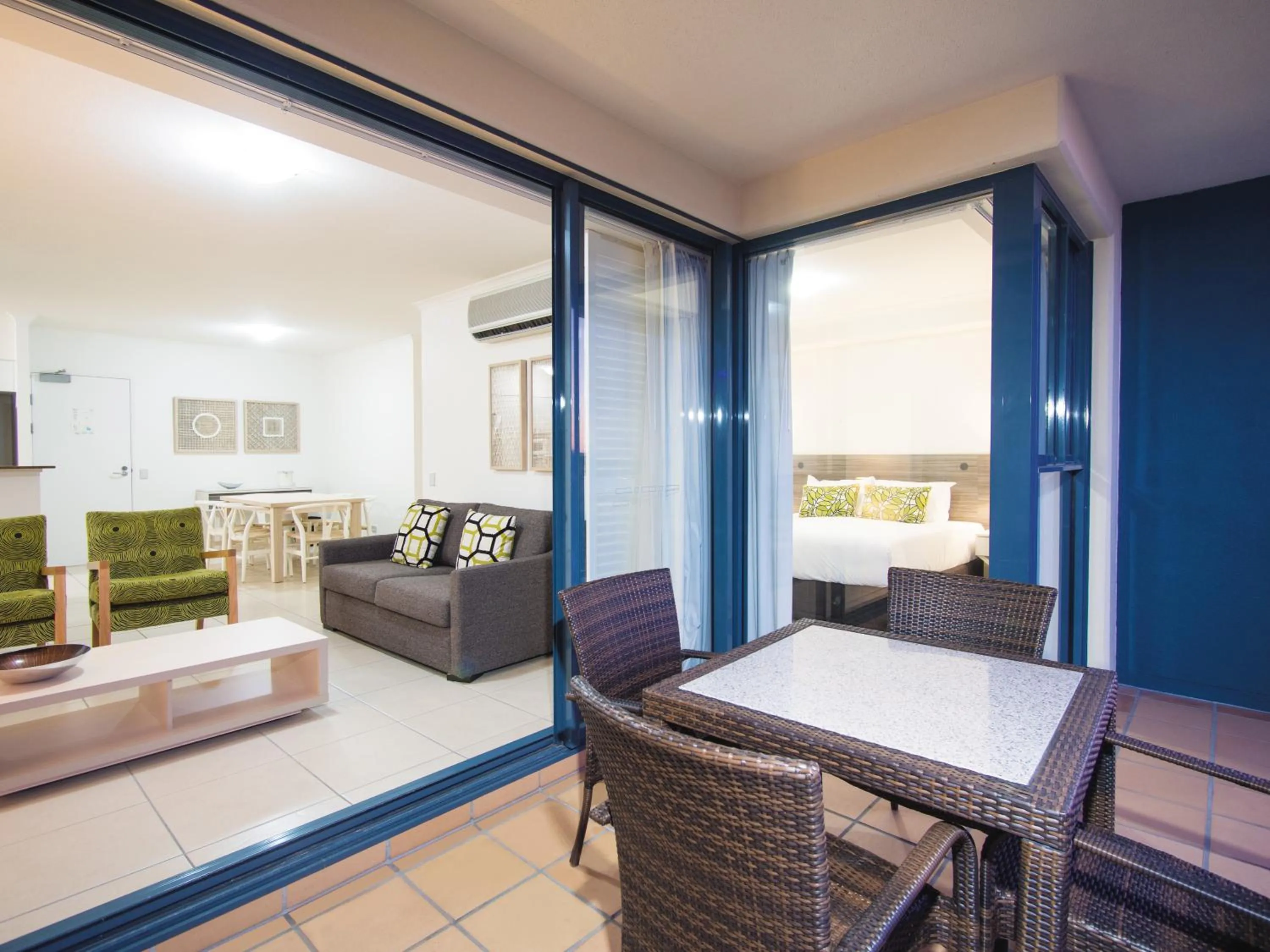 Patio in Oaks Sunshine Coast Seaforth Resort