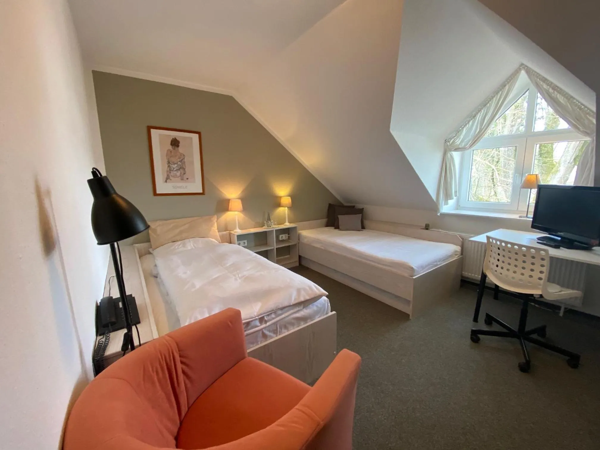 Bed in Hotel Spitze Warte