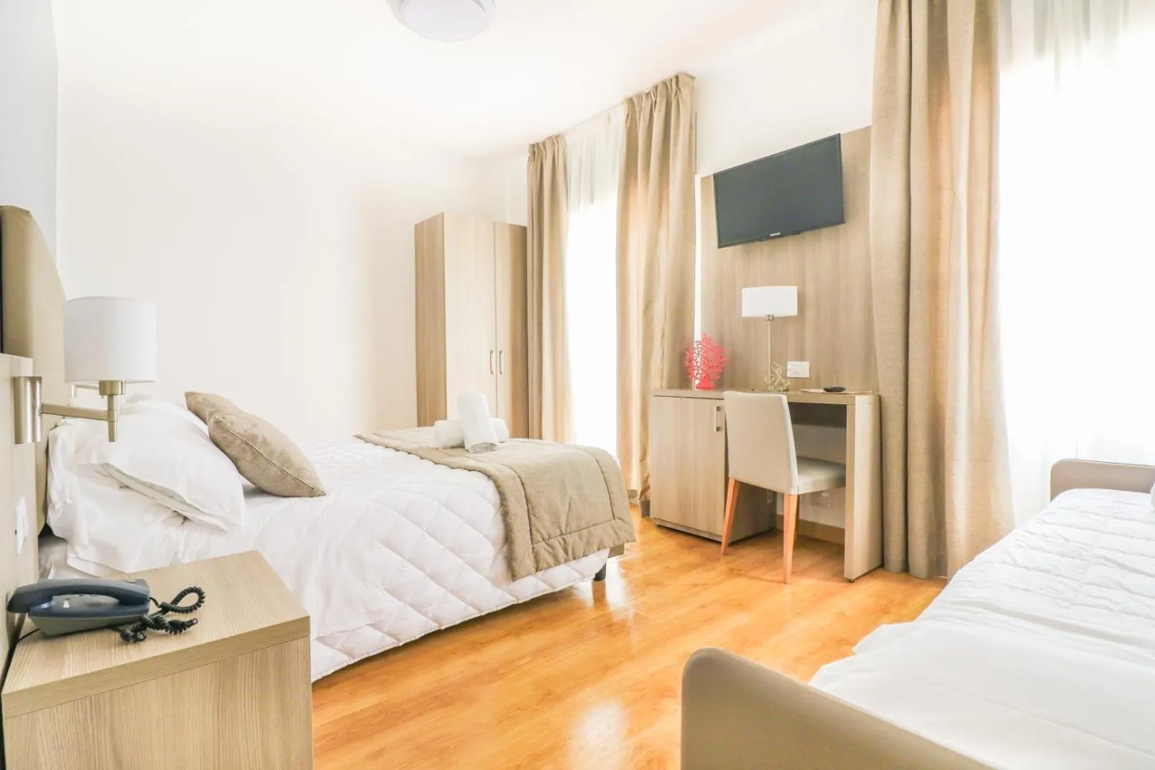 Bed in Hotel Loreley