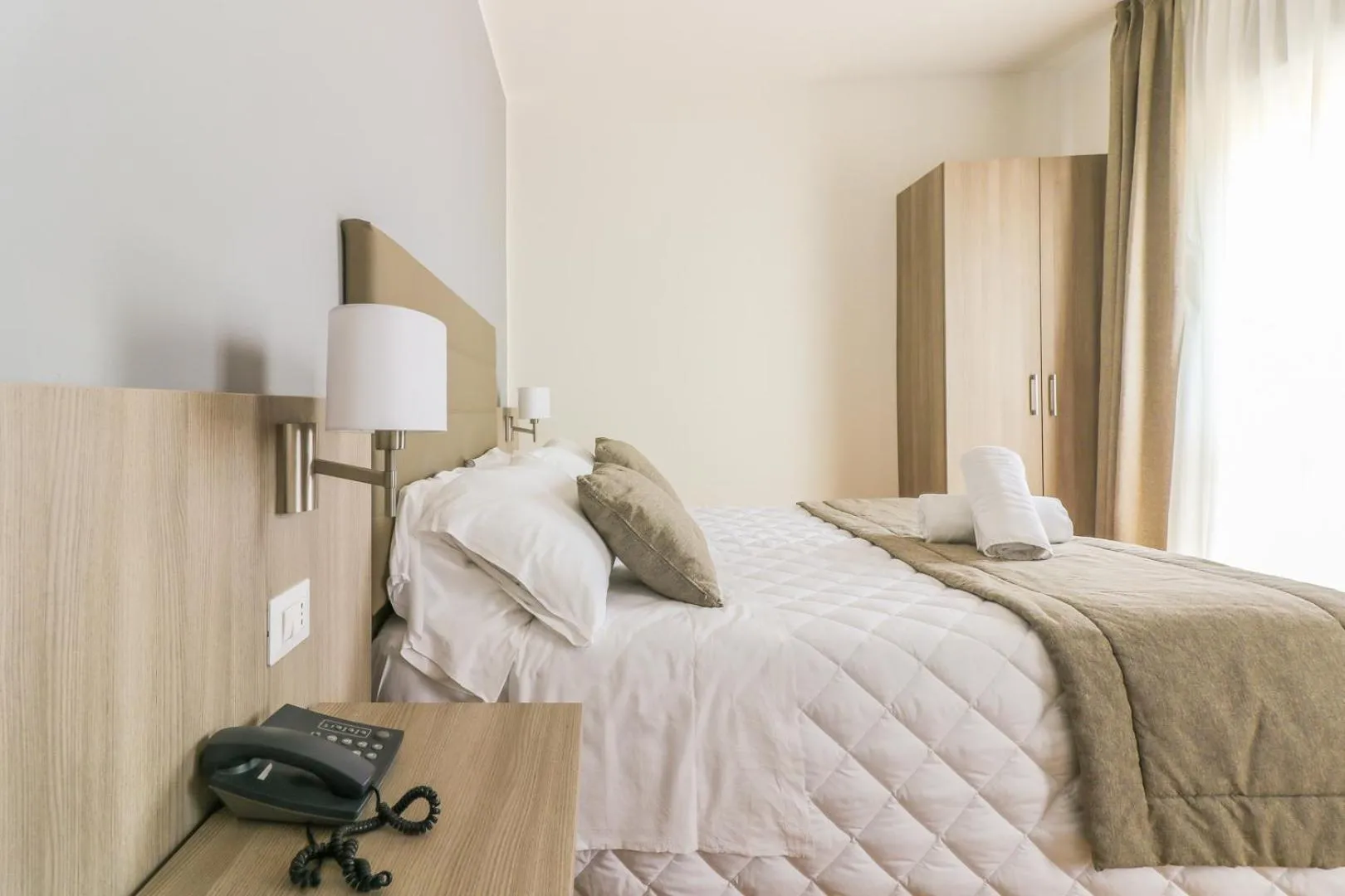 Bed in Hotel Loreley