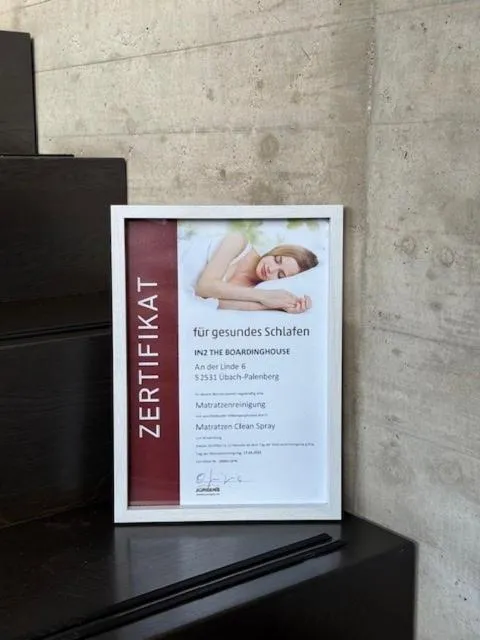 Certificate/Award in in2 the Boardinghouse