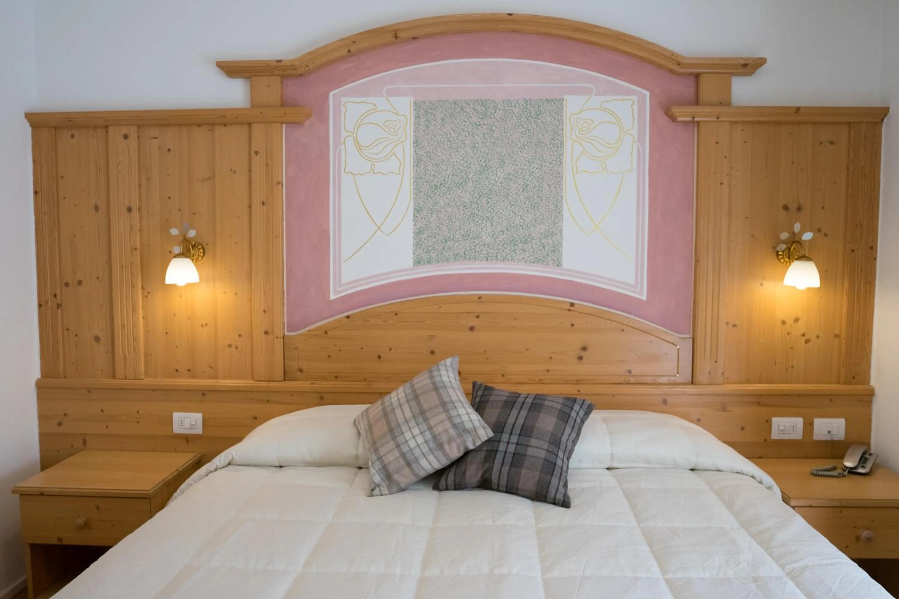 Bed in Hotel San Valier