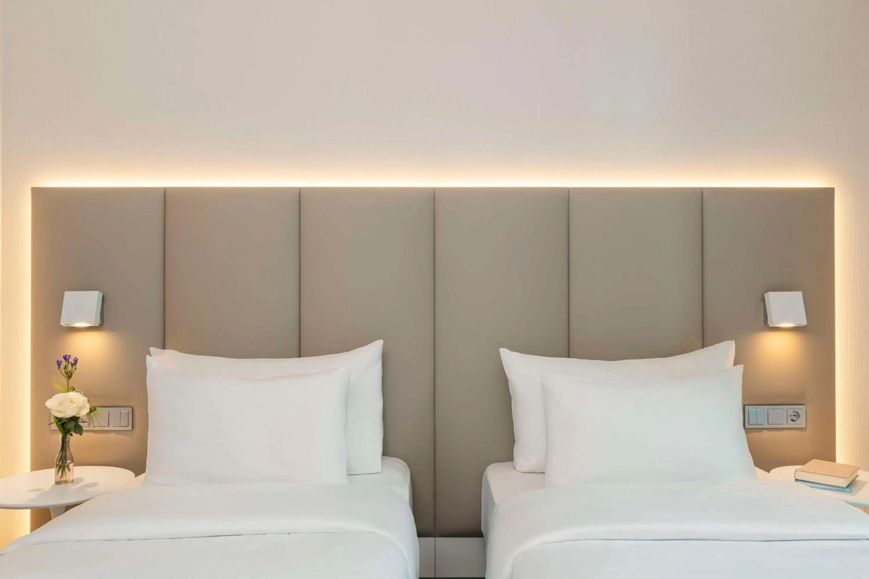 Bedroom, Bed in NH Leipzig Zentrum