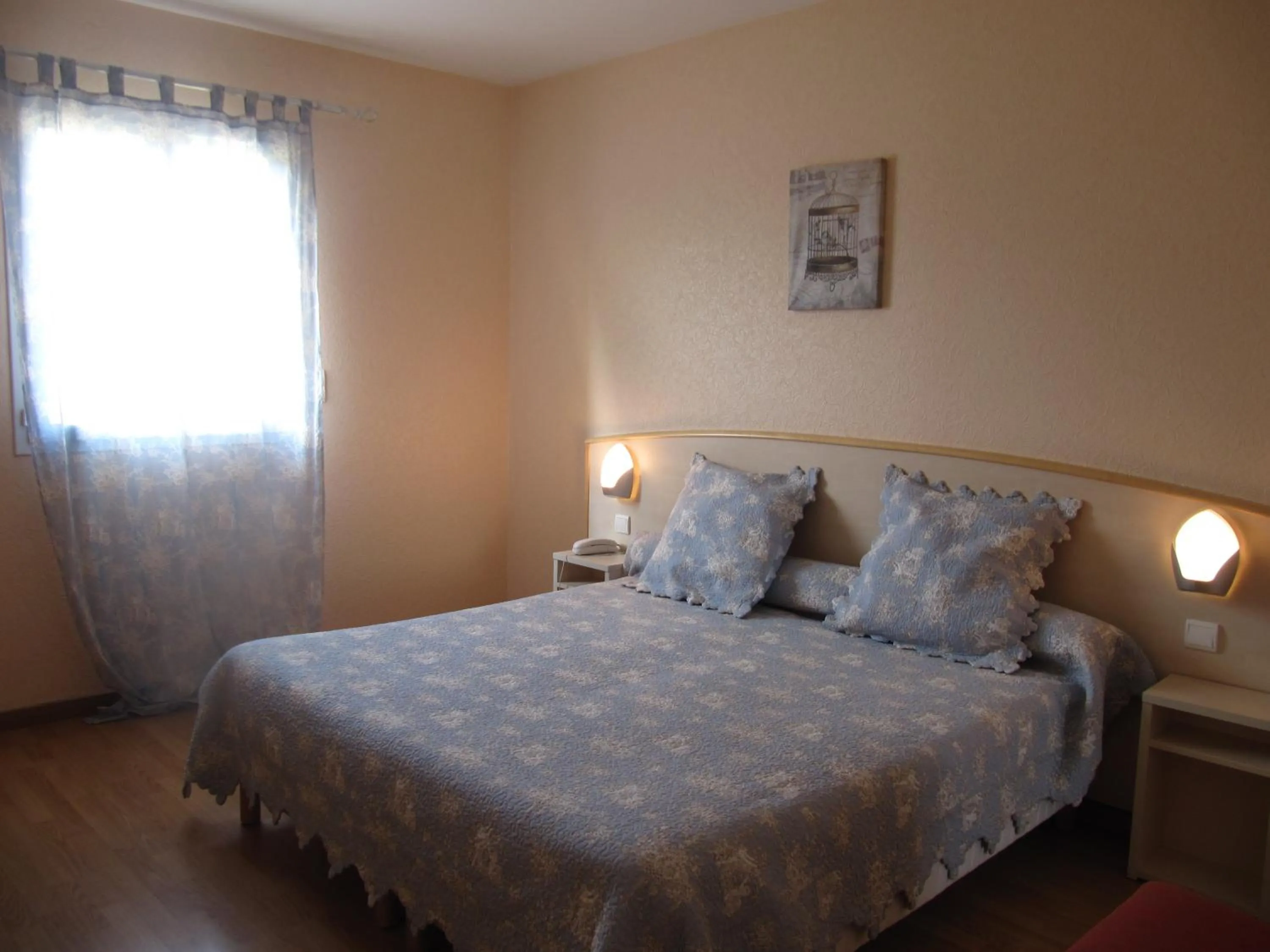 Photo of the whole room, Bed in Hôtel Le Colombier