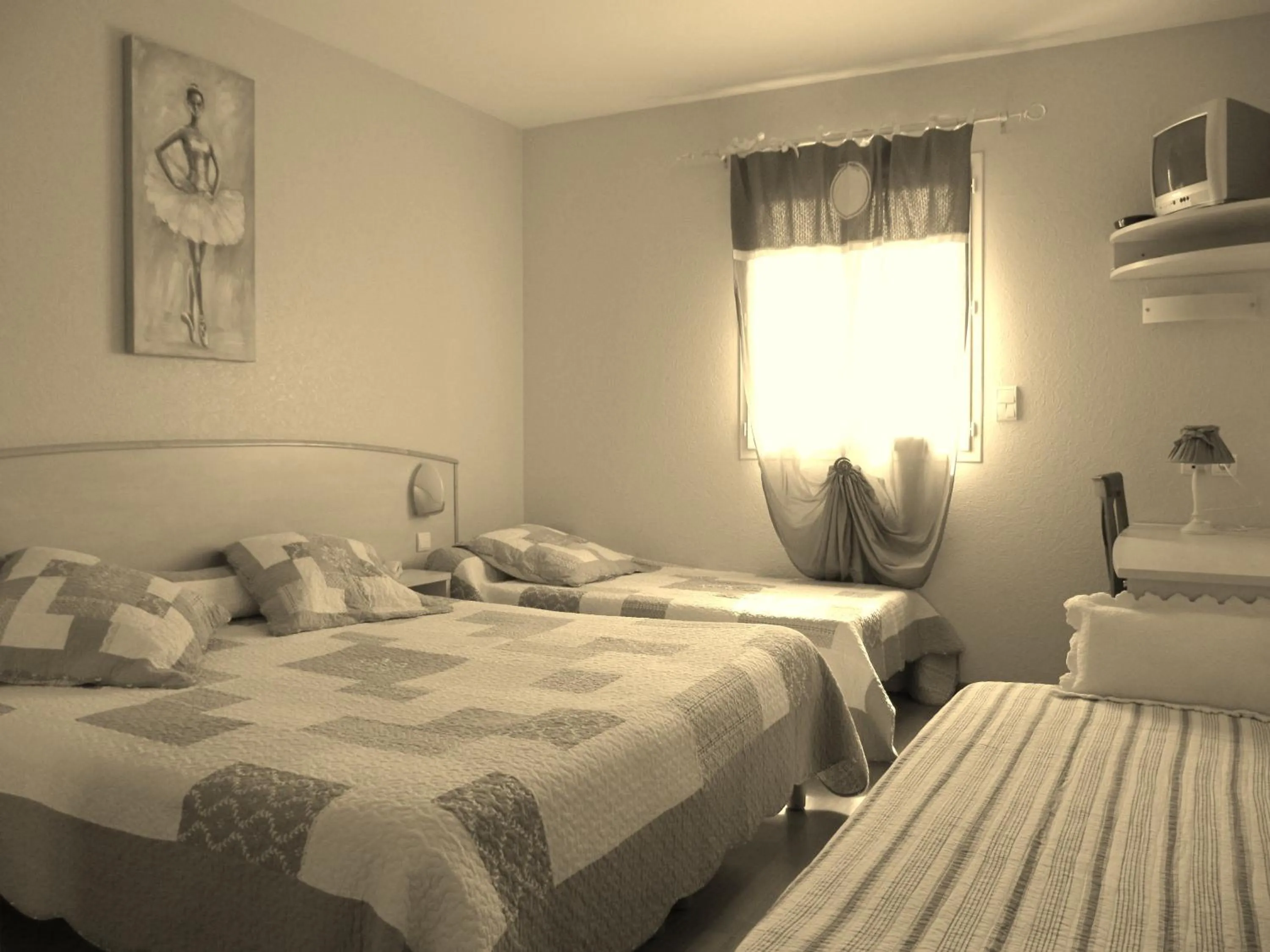 Photo of the whole room, Bed in Hôtel Le Colombier