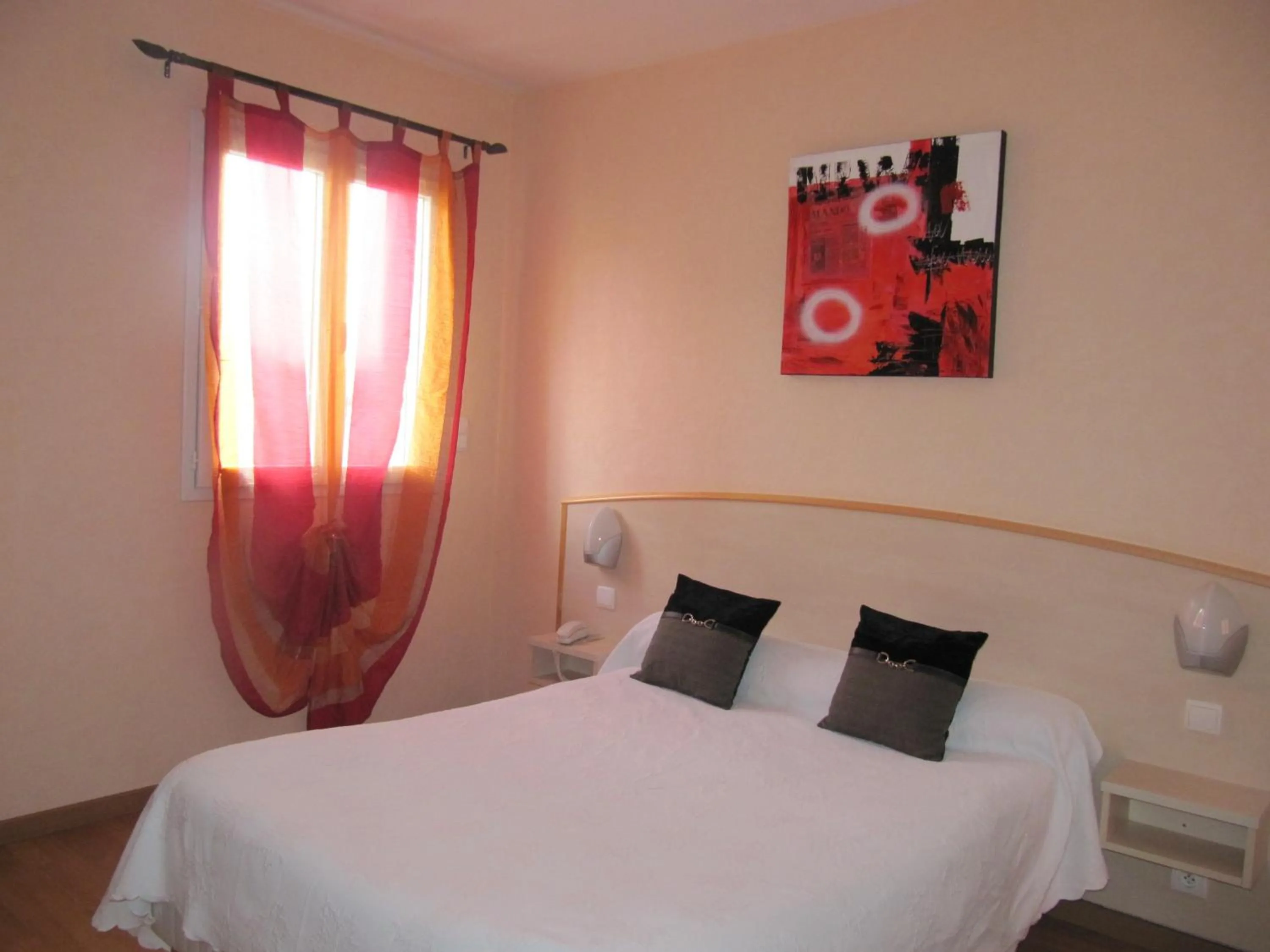 Photo of the whole room, Bed in Hôtel Le Colombier