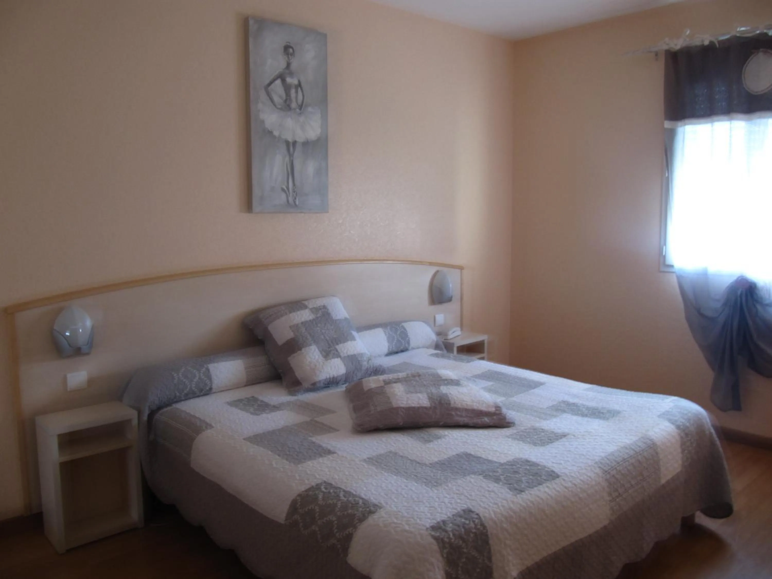 Photo of the whole room, Bed in Hôtel Le Colombier