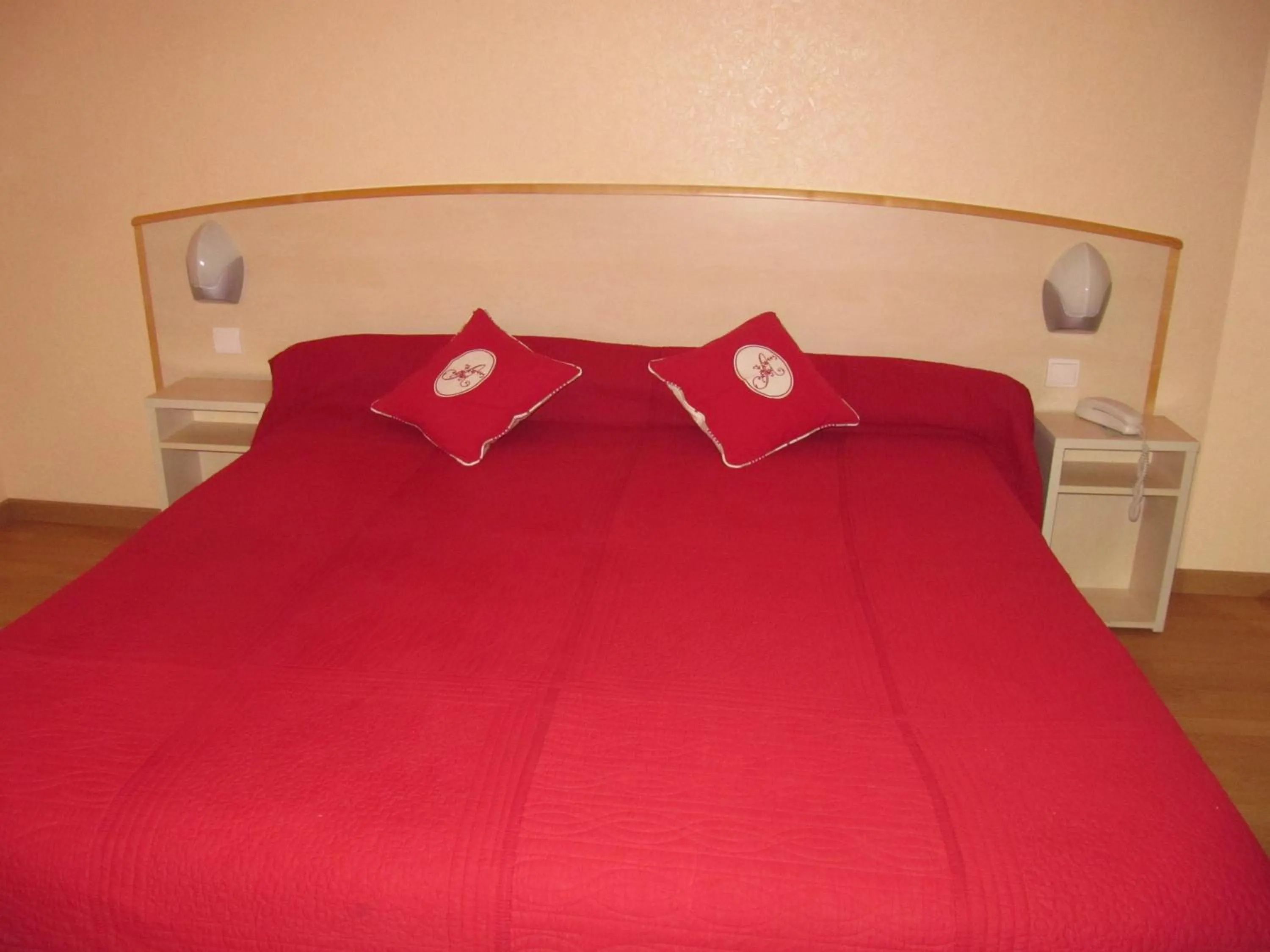 Photo of the whole room, Bed in Hôtel Le Colombier