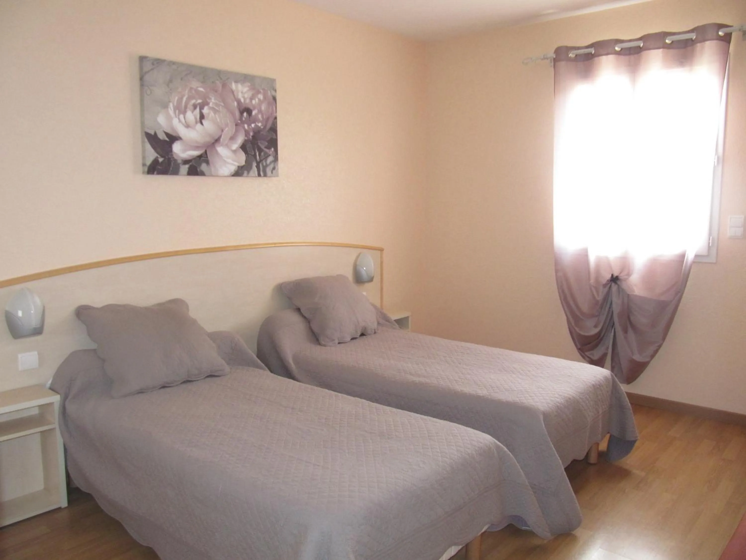 Photo of the whole room, Bed in Hôtel Le Colombier