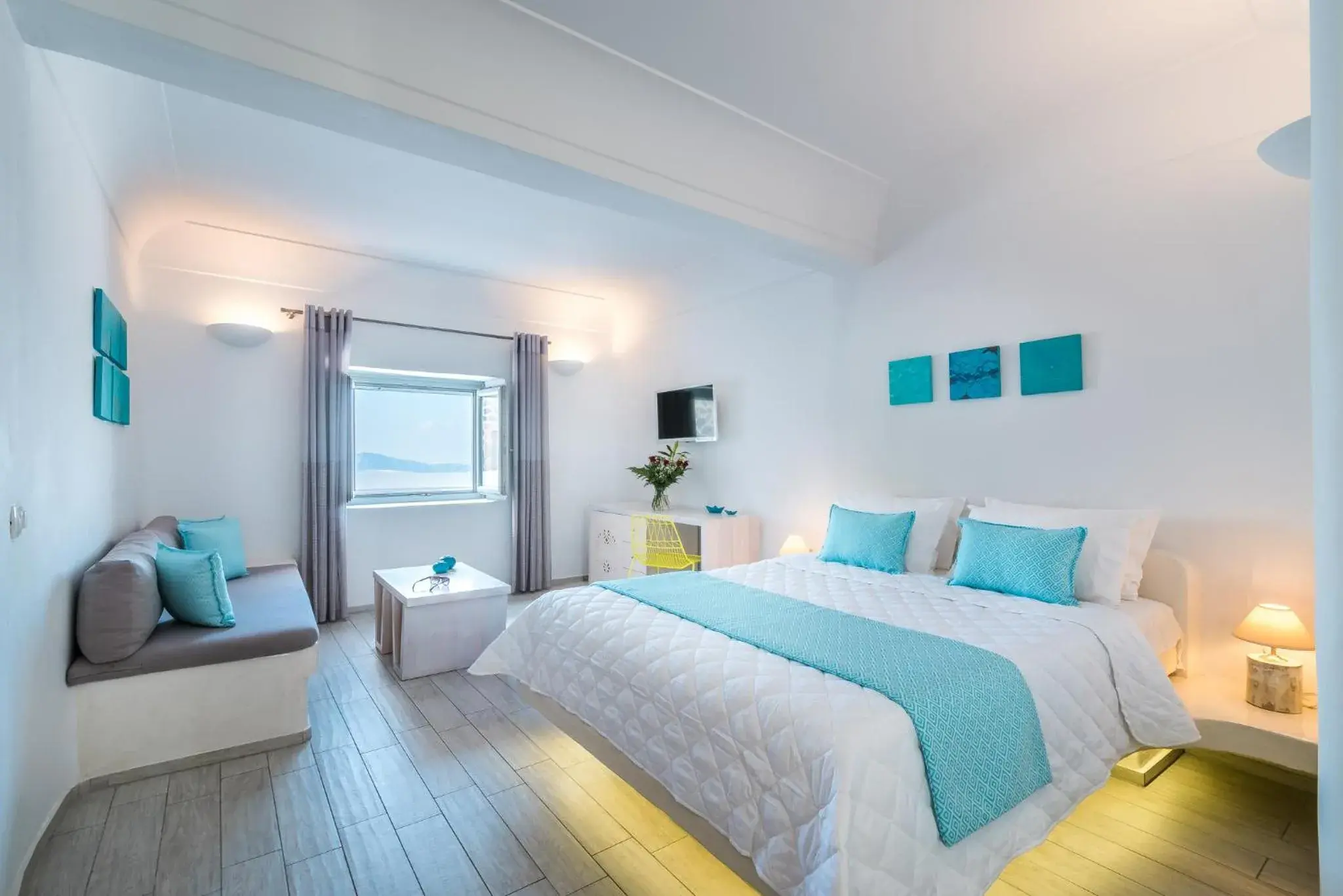 Deluxe Double Room with Sea View in Aerino Villa Deluxe Double Room with Sea View in Aerino Villa