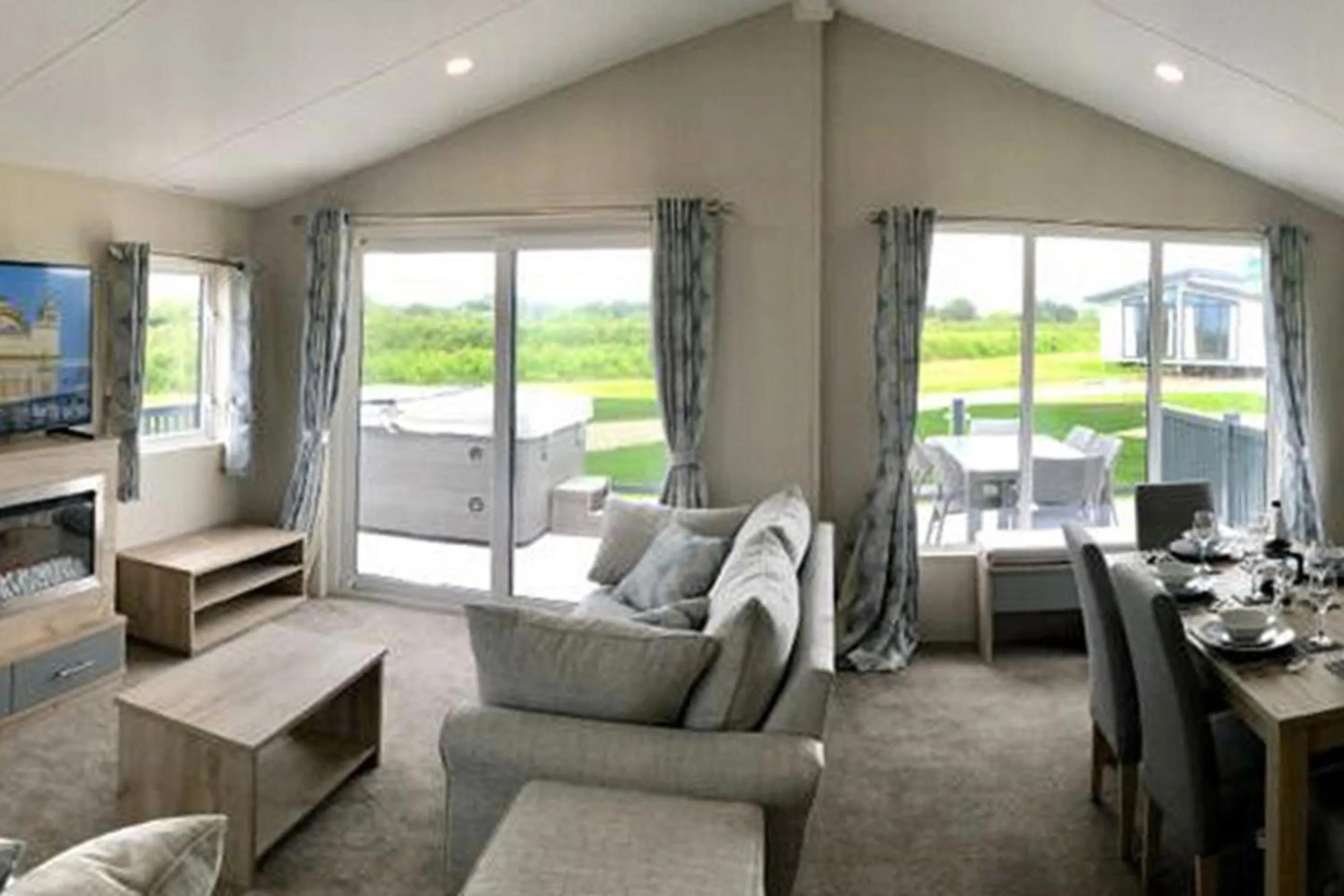 Living room in Newperran Holiday Resort