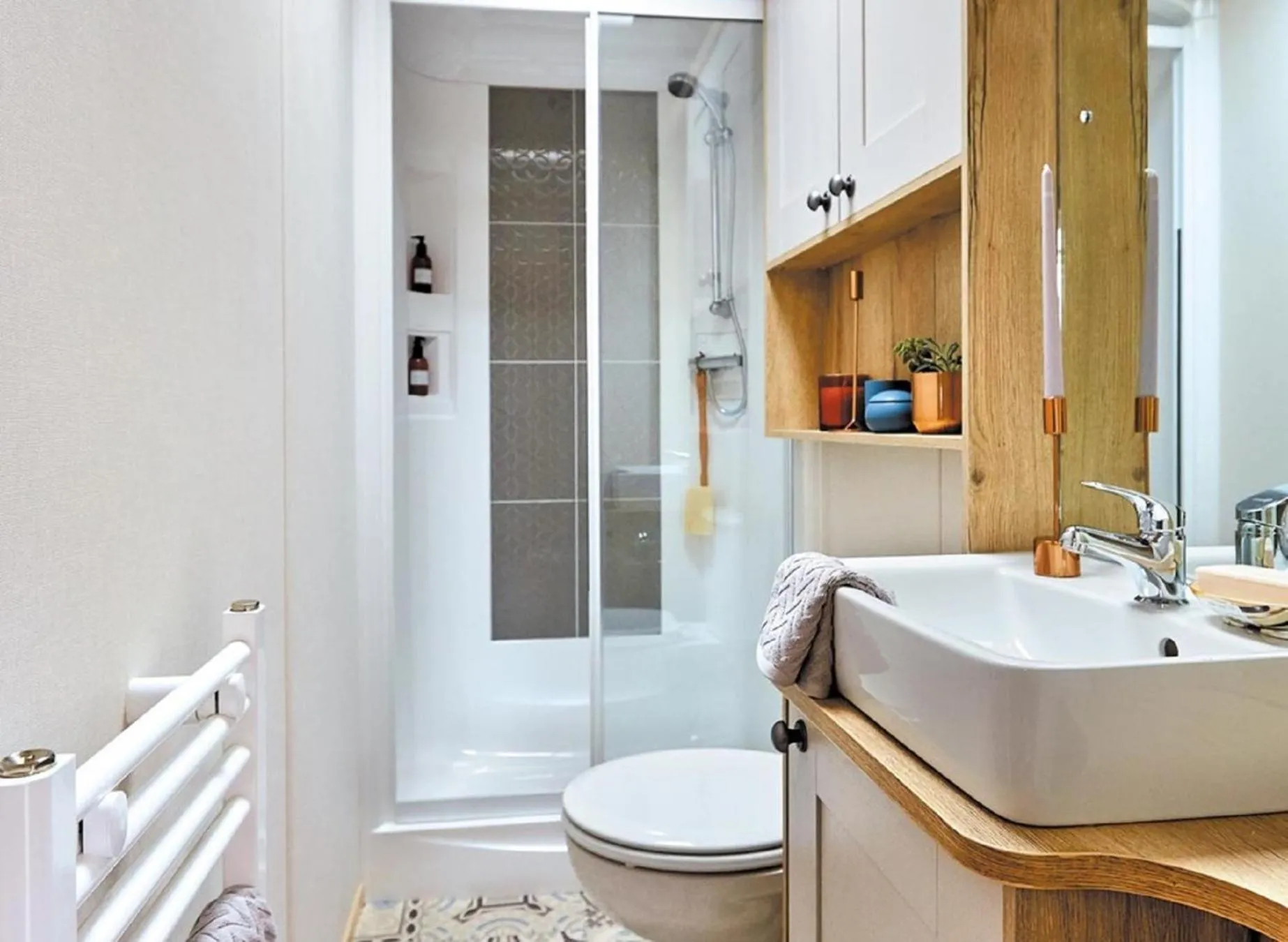 Bathroom in Newperran Holiday Resort