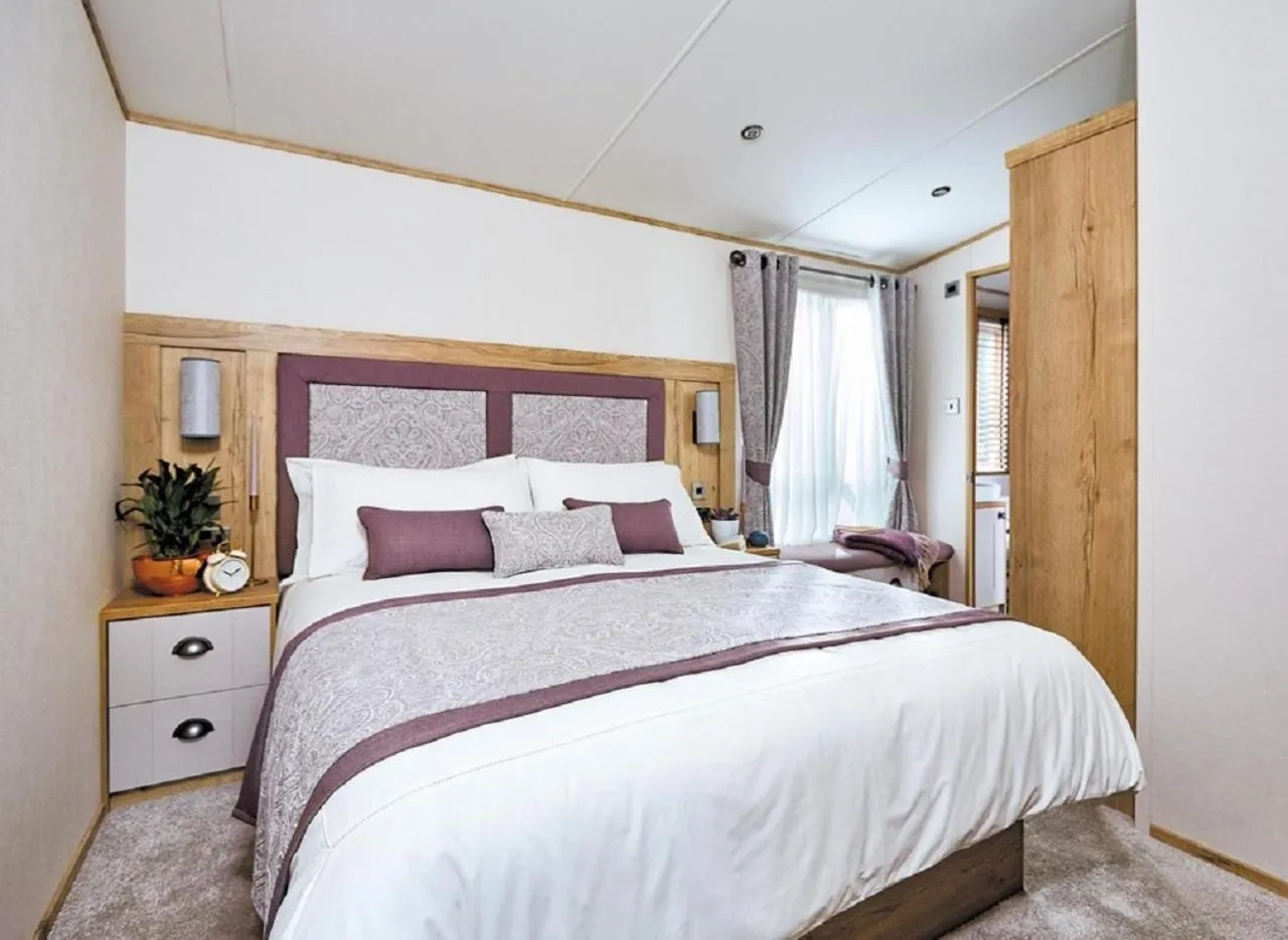 Bed in Newperran Holiday Resort