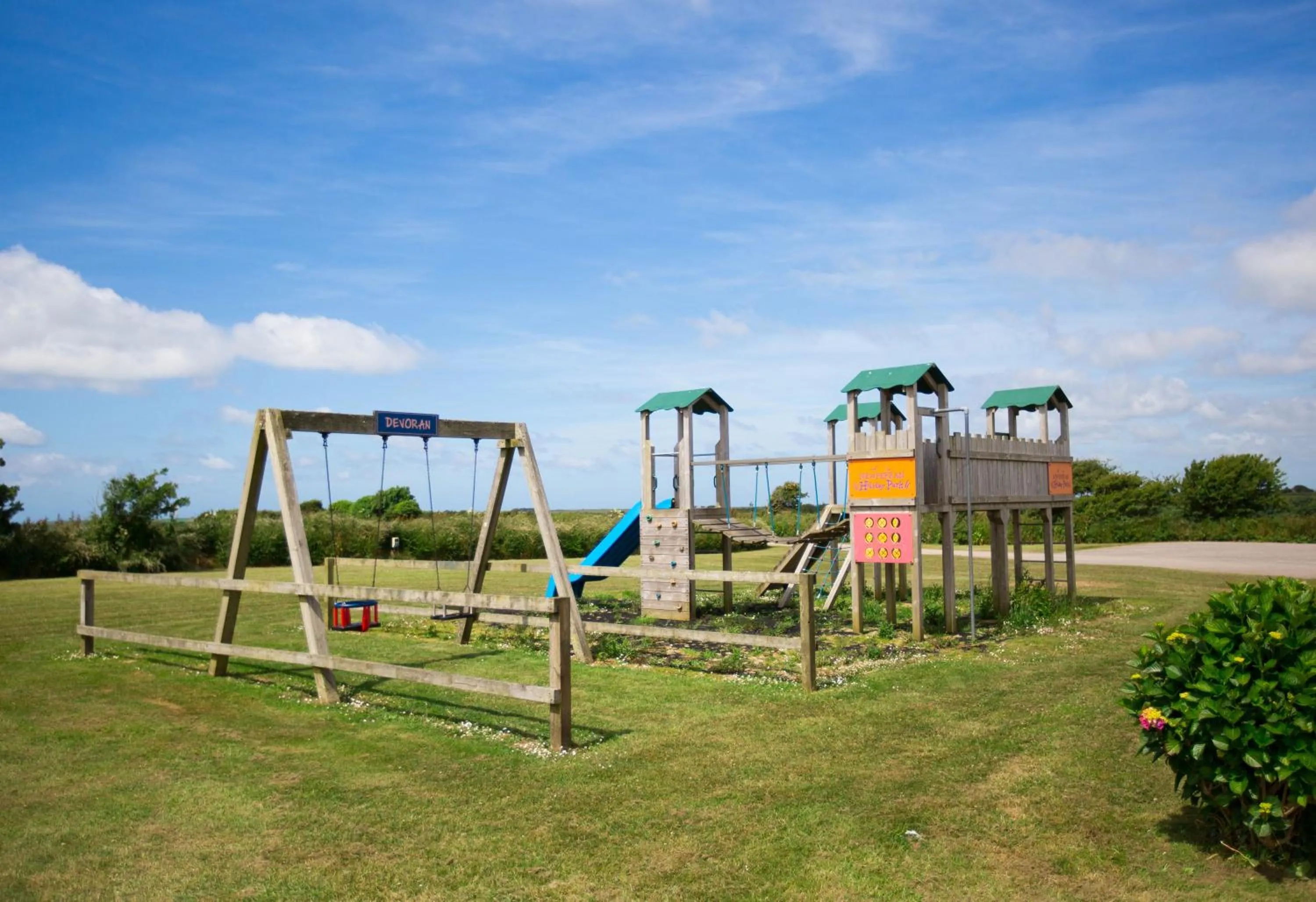 Children play ground in Newperran Holiday Resort