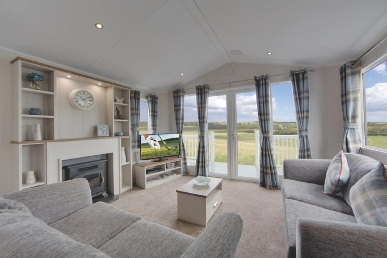 Living room in Newperran Holiday Resort
